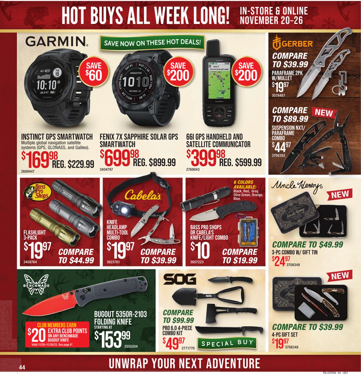 Weekly ad Bass Pro 11/20/2023 - 11/26/2023