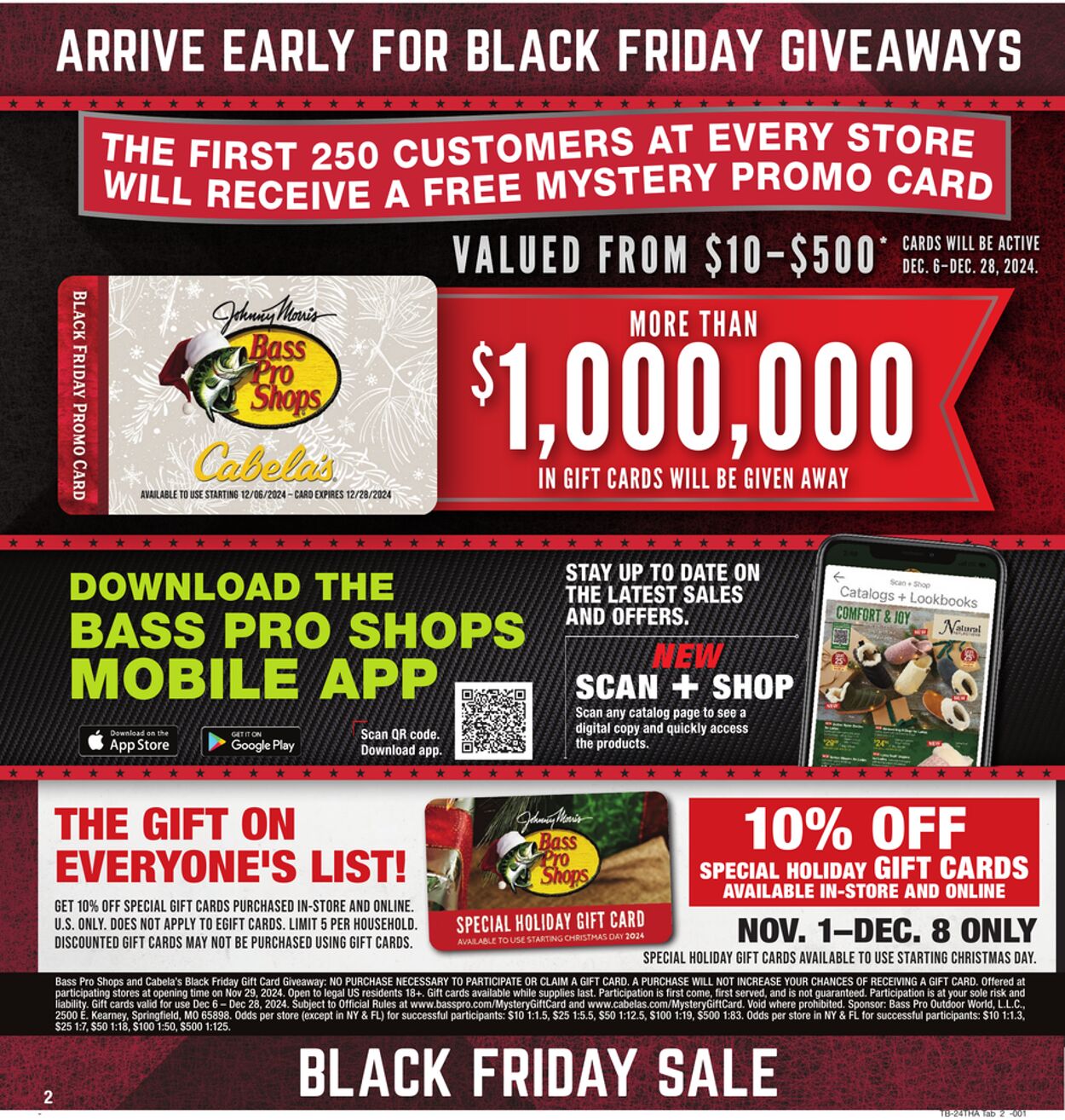 Weekly ad Bass Pro 11/25/2024 - 12/01/2024