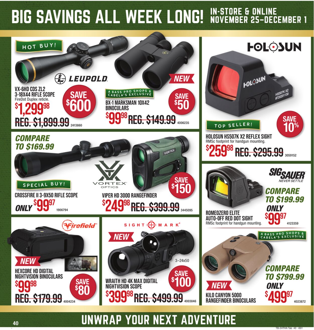 Weekly ad Bass Pro 11/25/2024 - 12/01/2024