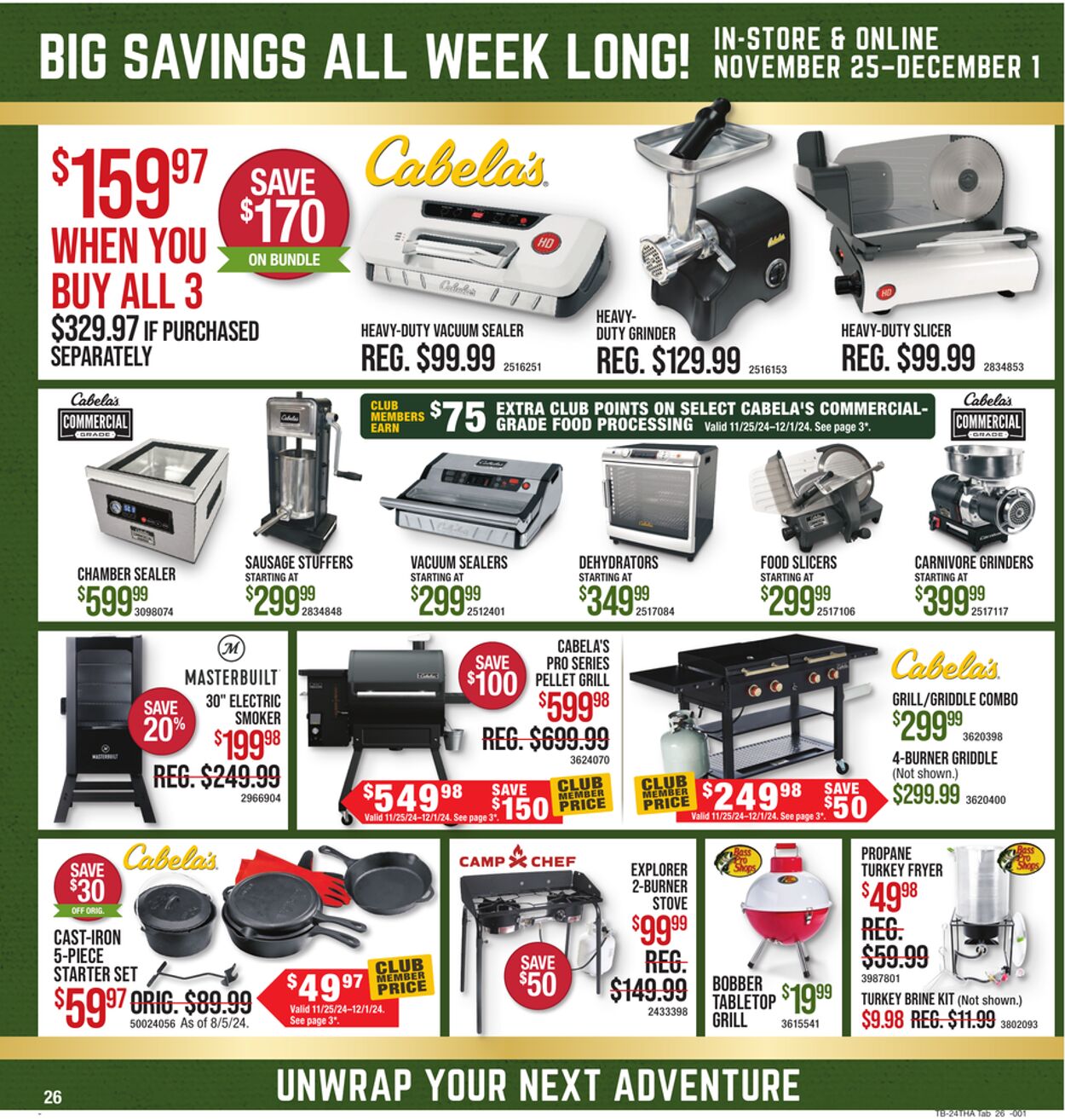 Weekly ad Bass Pro 11/25/2024 - 12/01/2024