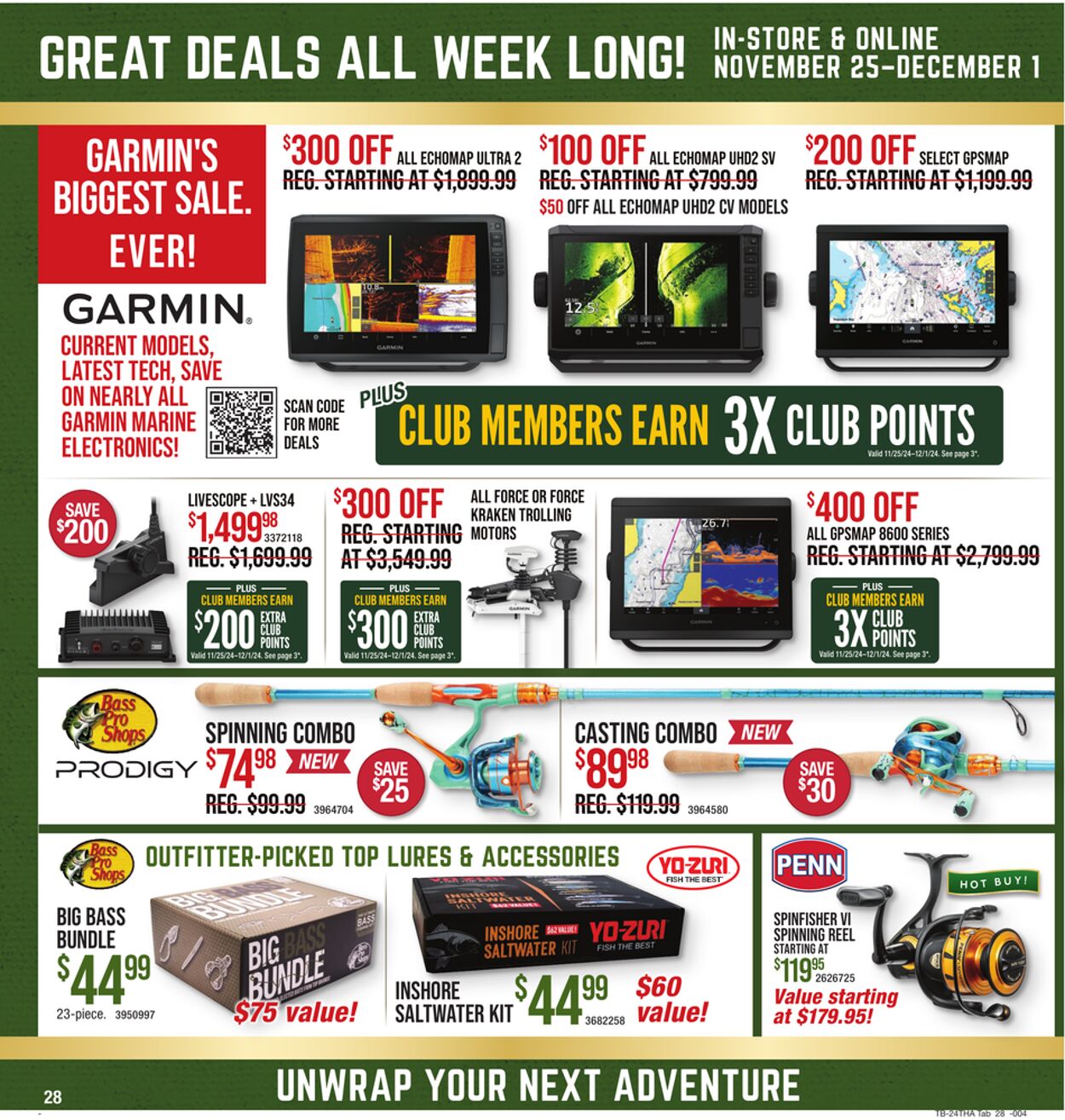 Weekly ad Bass Pro 11/25/2024 - 12/01/2024