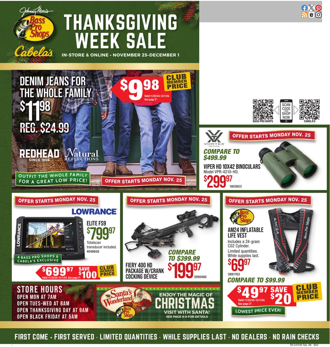 Weekly ad Bass Pro 11/25/2024 - 12/01/2024