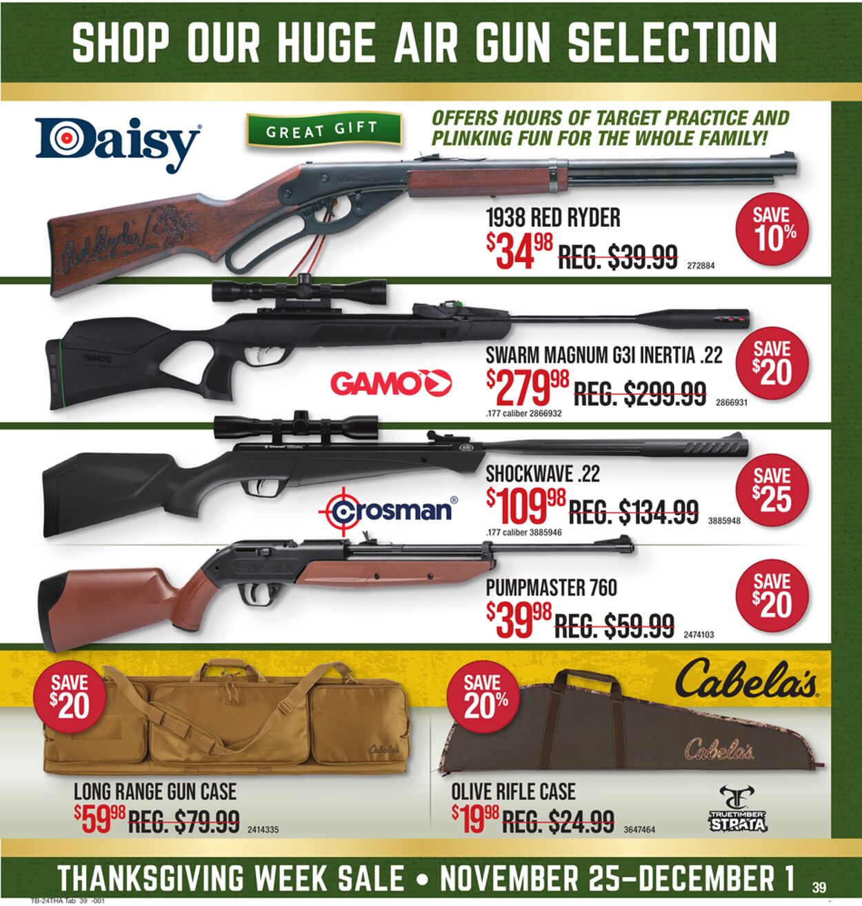 Weekly ad Bass Pro 11/25/2024 - 12/01/2024