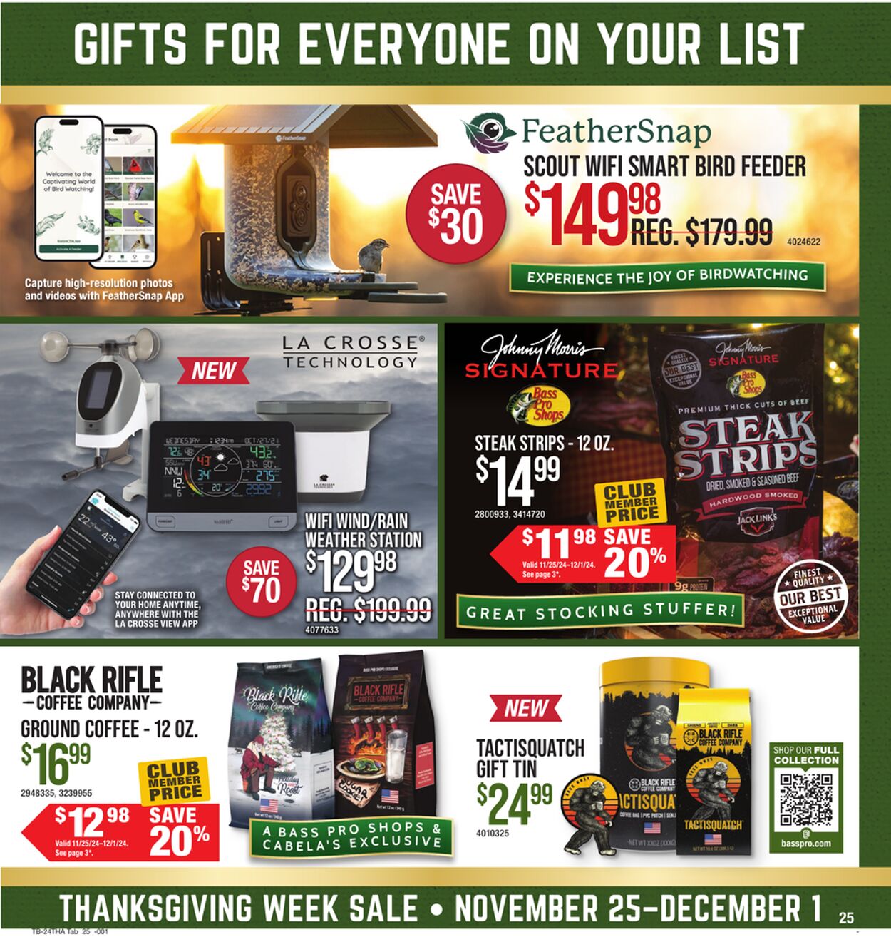 Weekly ad Bass Pro 11/25/2024 - 12/01/2024