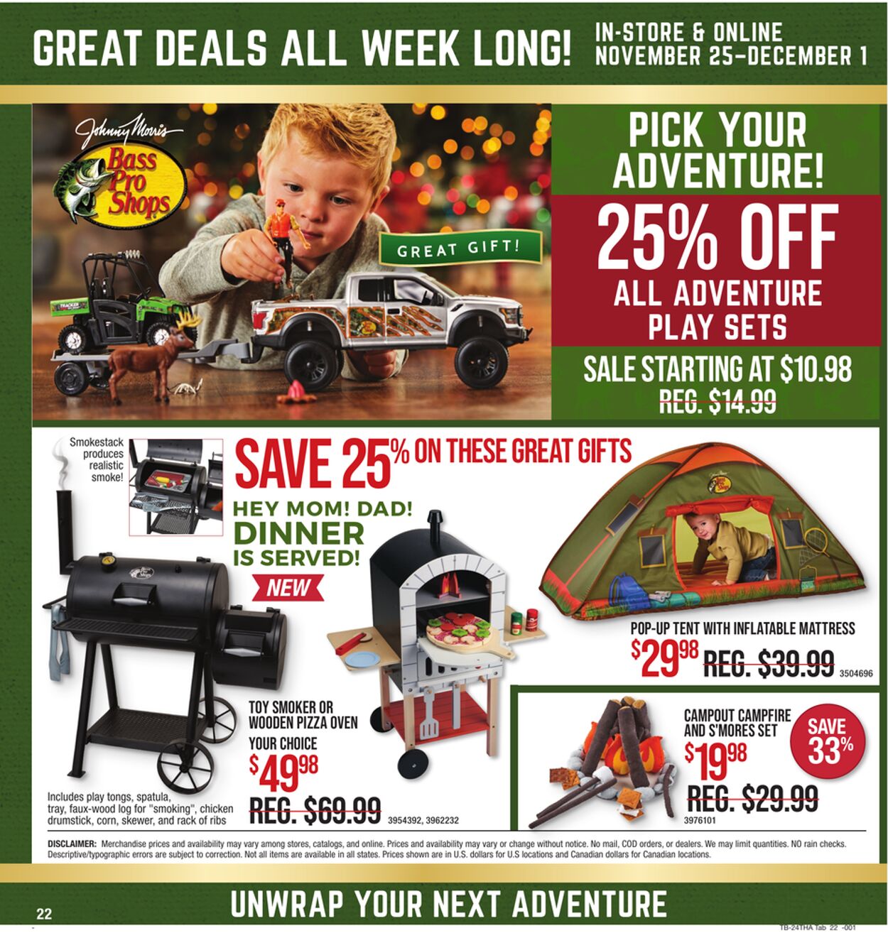 Weekly ad Bass Pro 11/25/2024 - 12/01/2024