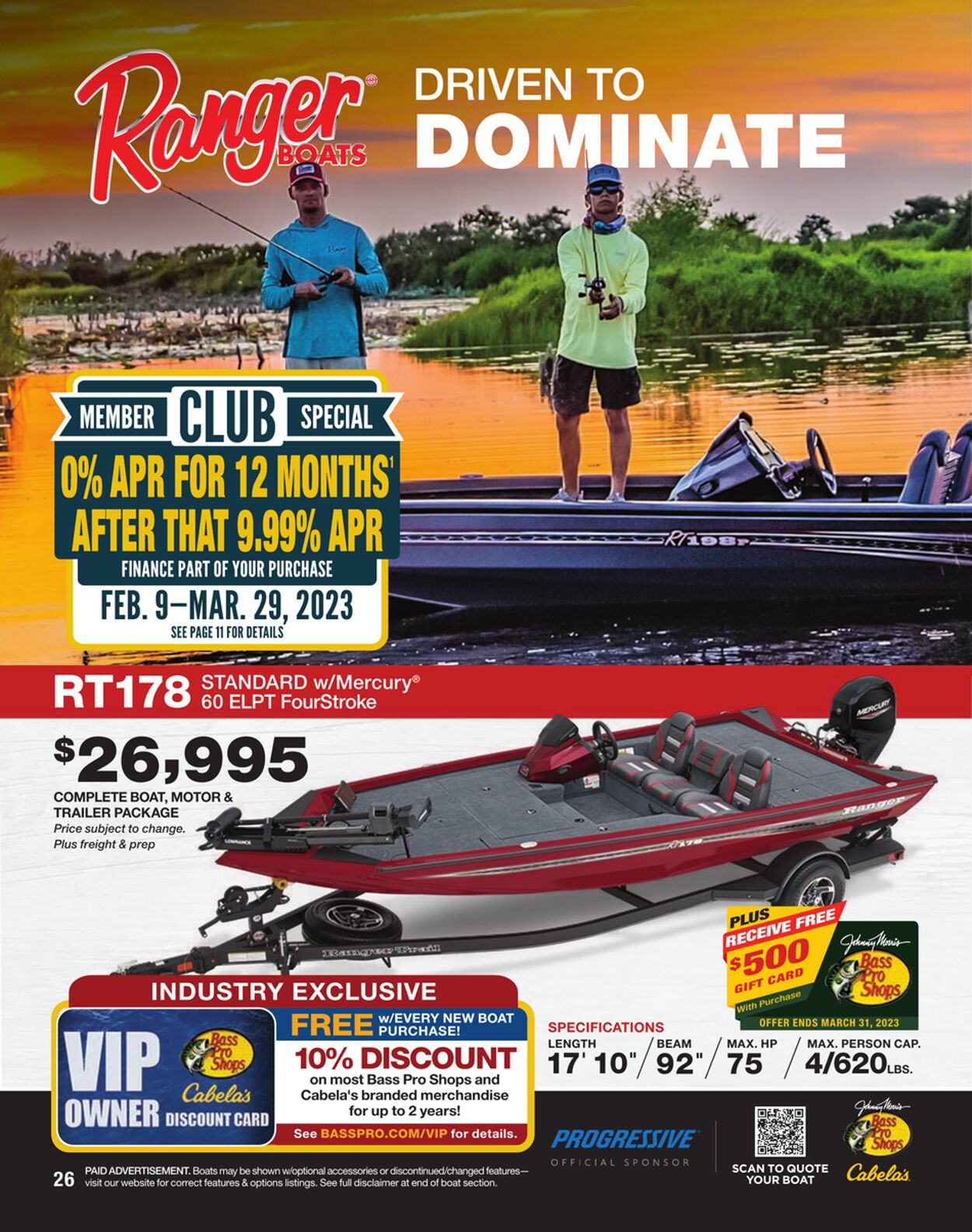 Weekly ad Cabela's 01/01/2023 - 12/31/2023