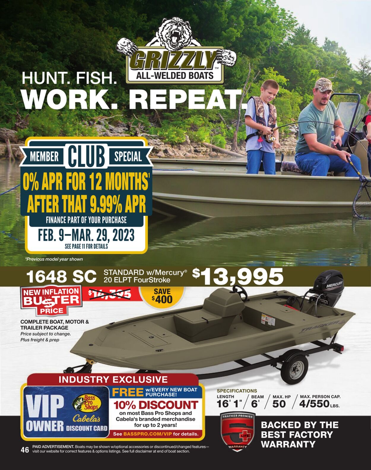 Weekly ad Cabela's 01/01/2023 - 12/31/2023