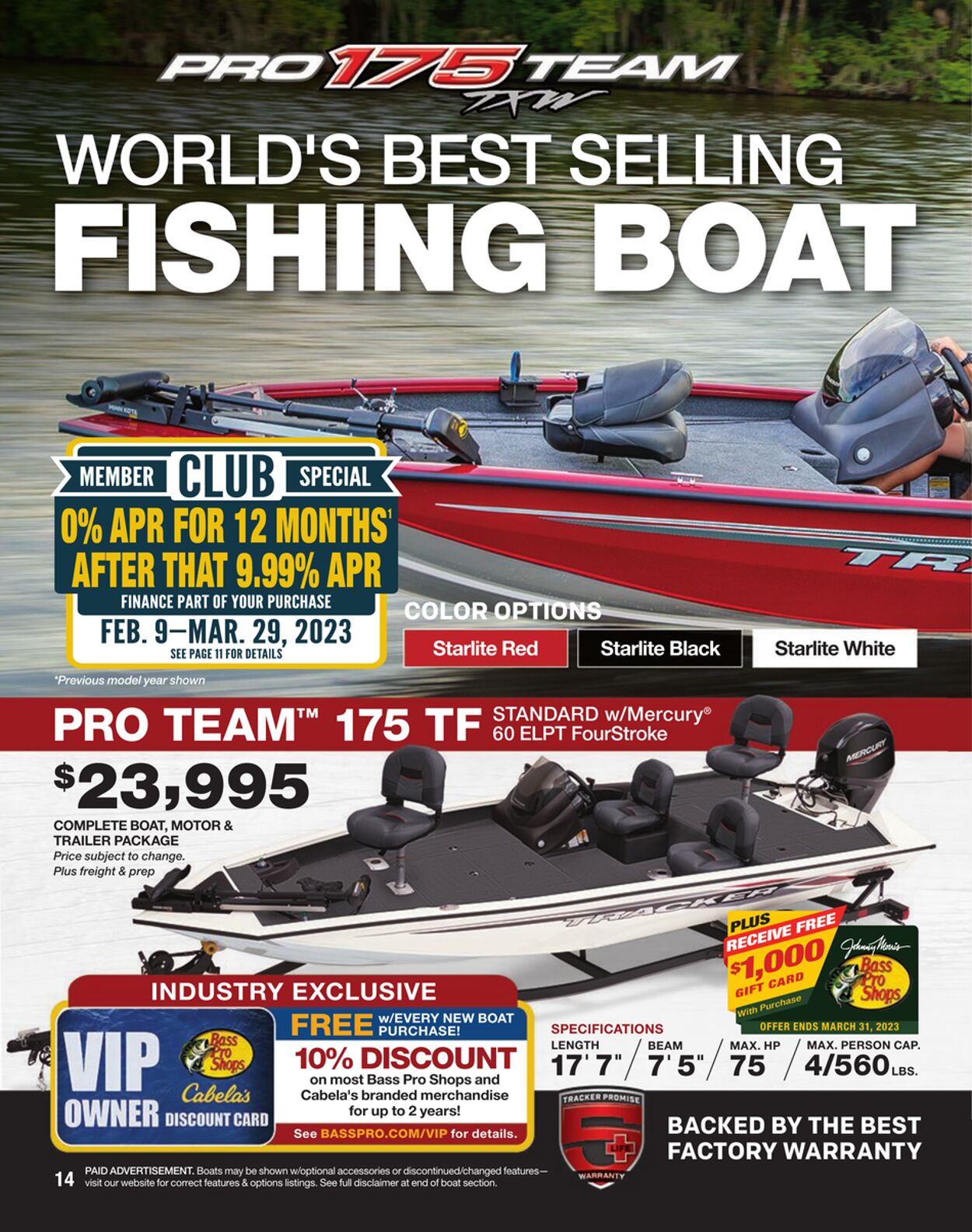 Weekly ad Cabela's 01/01/2023 - 12/31/2023