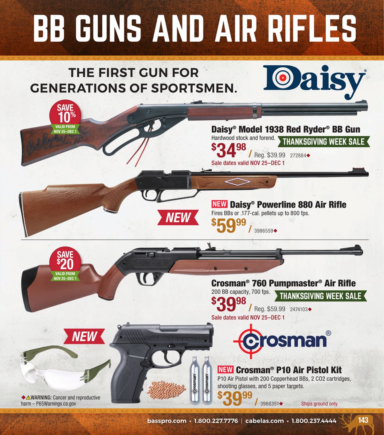 Weekly ad Bass Pro 10/24/2024 - 12/24/2024