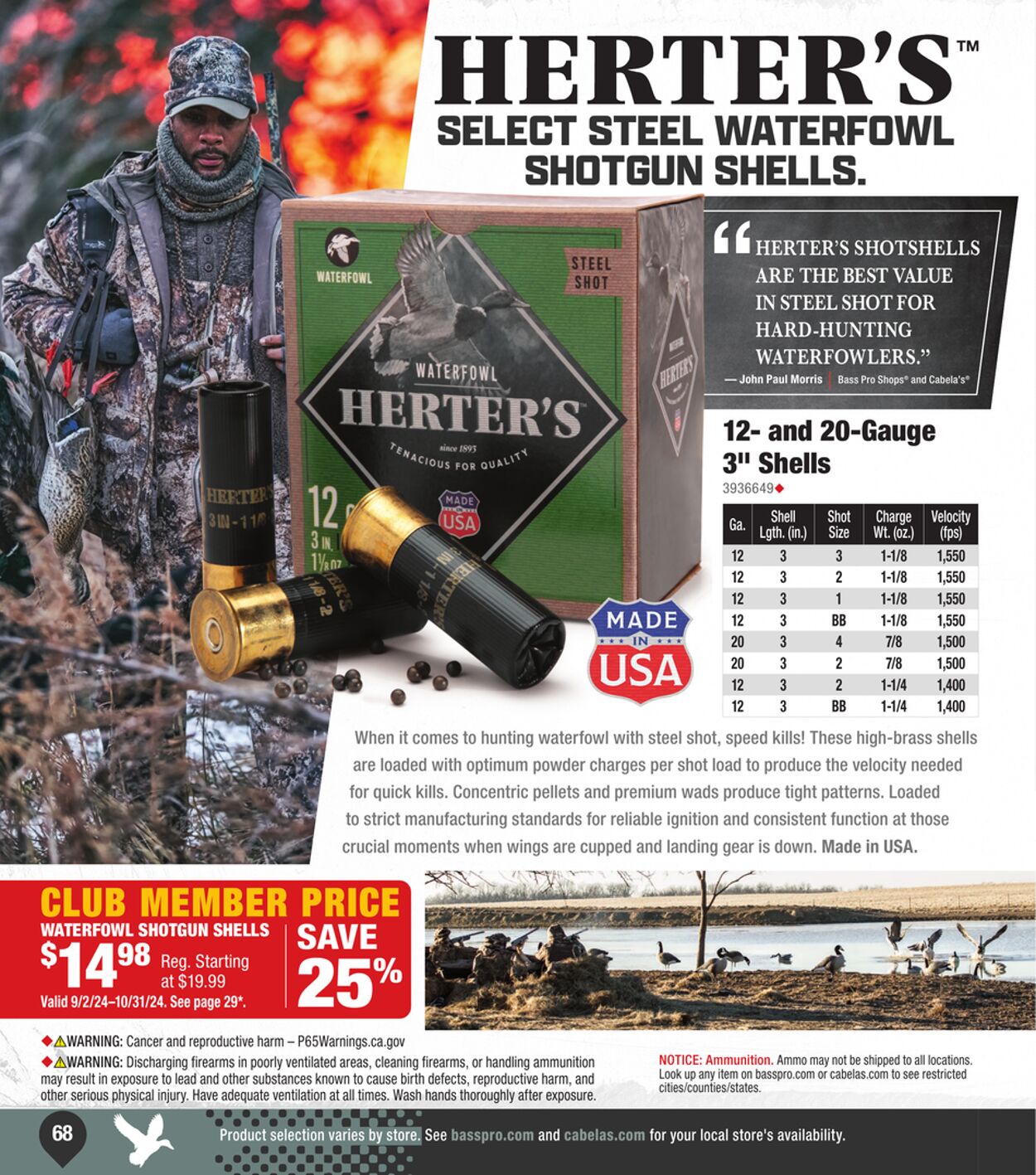 Weekly ad Bass Pro 08/15/2024 - 09/06/2024