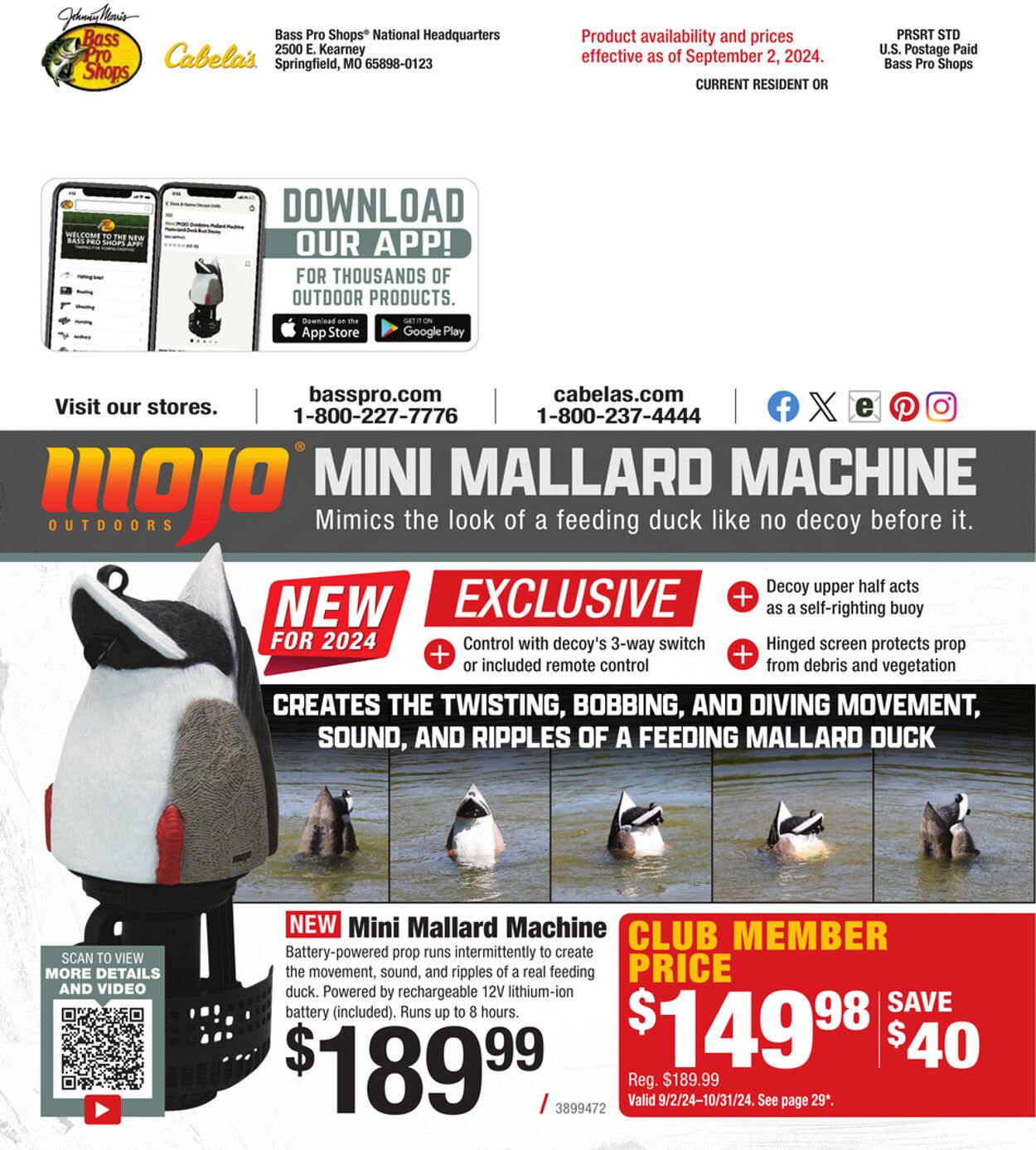 Weekly ad Bass Pro 08/15/2024 - 09/06/2024