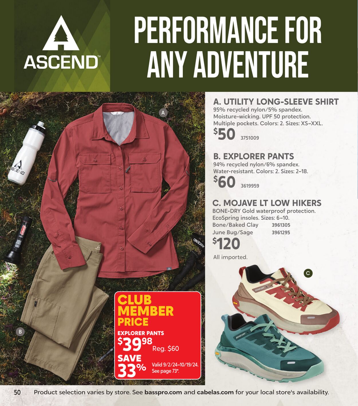 Weekly ad Bass Pro 08/15/2024 - 09/06/2024