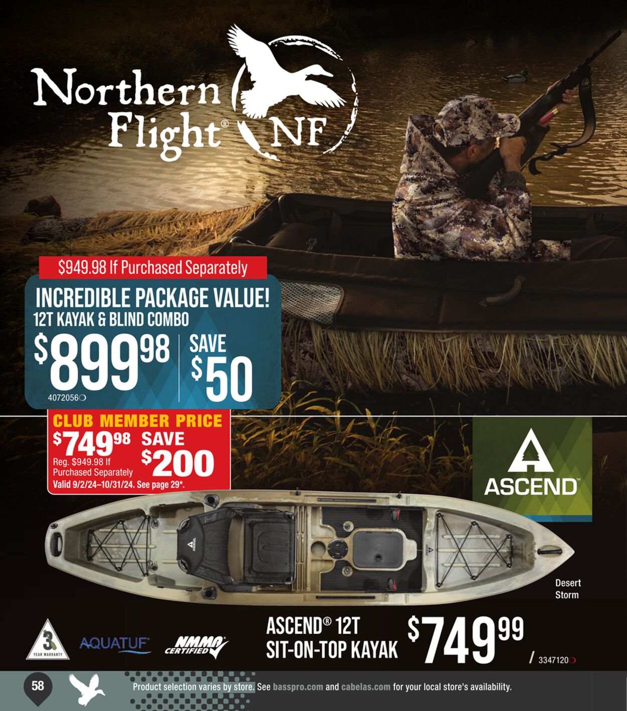 Weekly ad Bass Pro 08/15/2024 - 09/06/2024