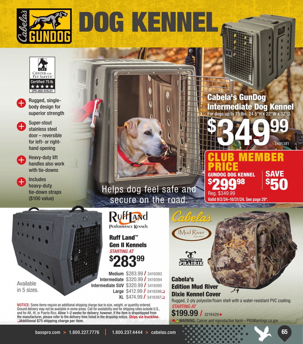 Weekly ad Bass Pro 08/15/2024 - 09/06/2024