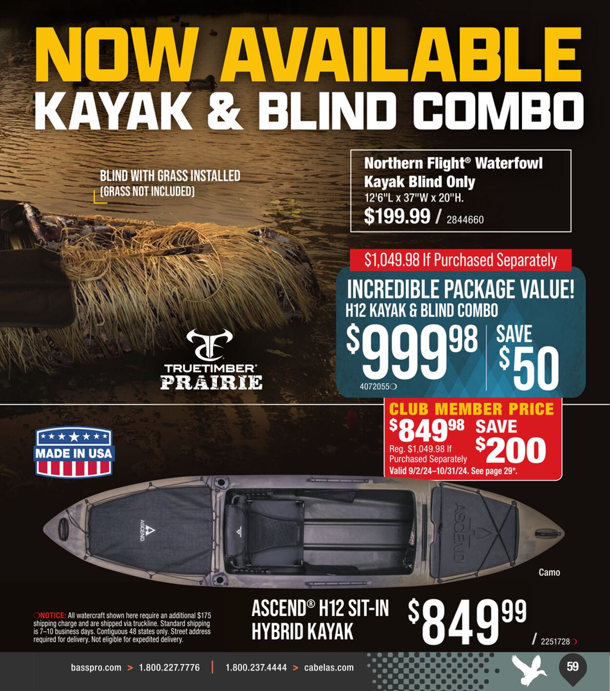 Weekly ad Bass Pro 08/15/2024 - 09/06/2024