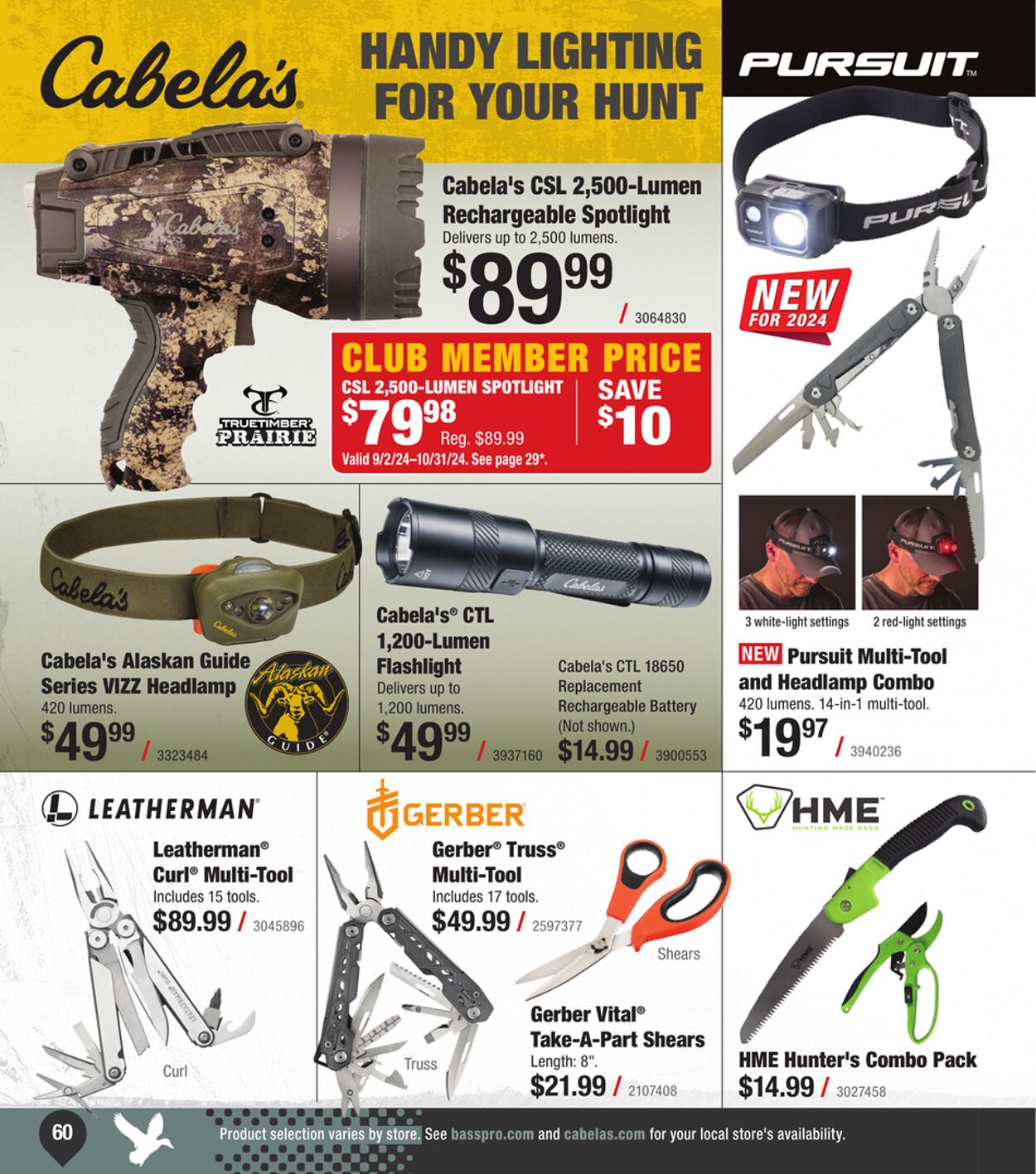 Weekly ad Bass Pro 08/15/2024 - 09/06/2024