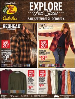 Weekly ad Bass Pro 09/21/2023 - 10/04/2023