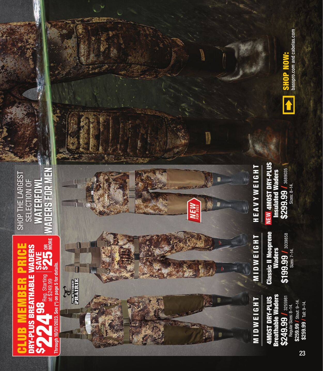 Weekly ad Bass Pro 08/31/2023 - 12/30/2023