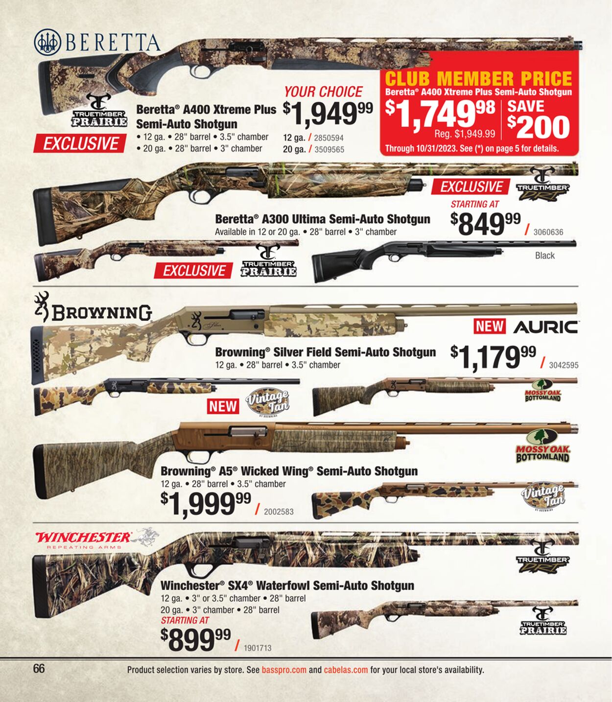 Weekly ad Bass Pro 08/31/2023 - 12/30/2023