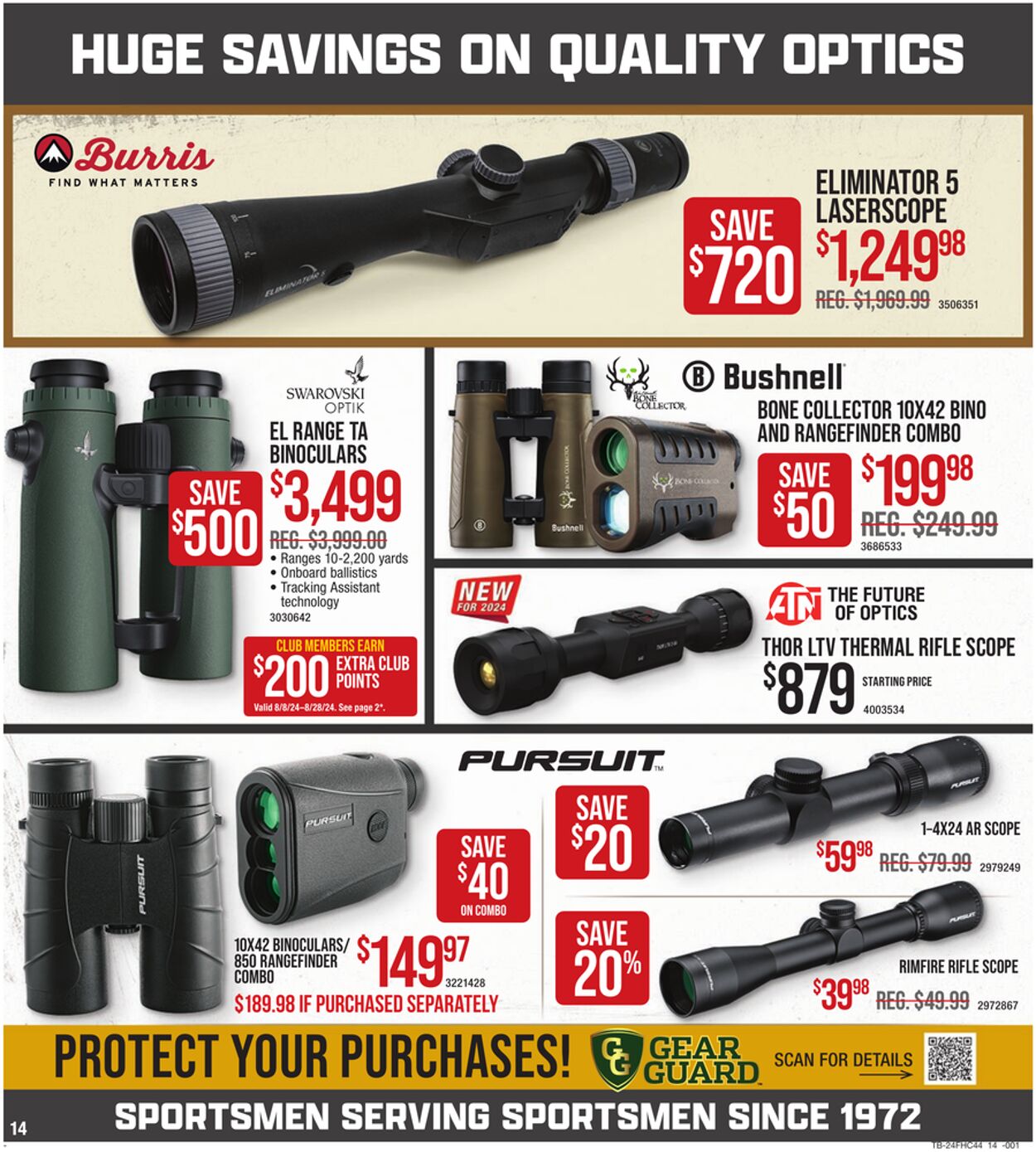 Weekly ad Bass Pro 08/08/2024 - 08/28/2024