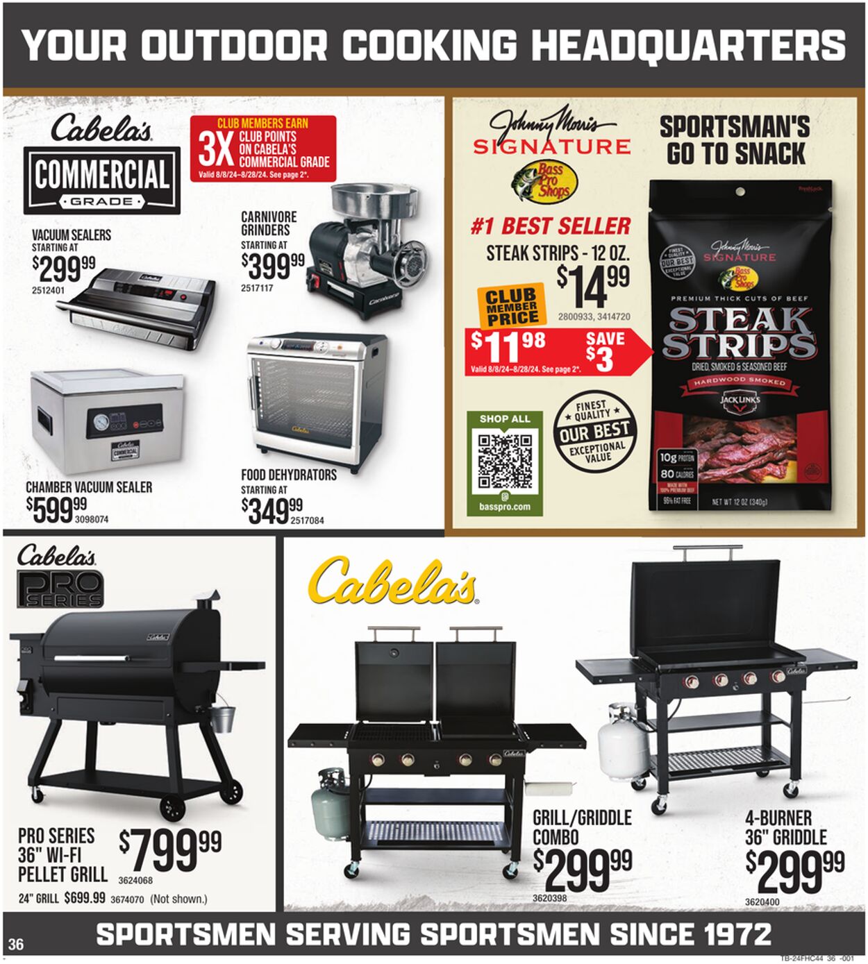 Weekly ad Bass Pro 08/08/2024 - 08/28/2024