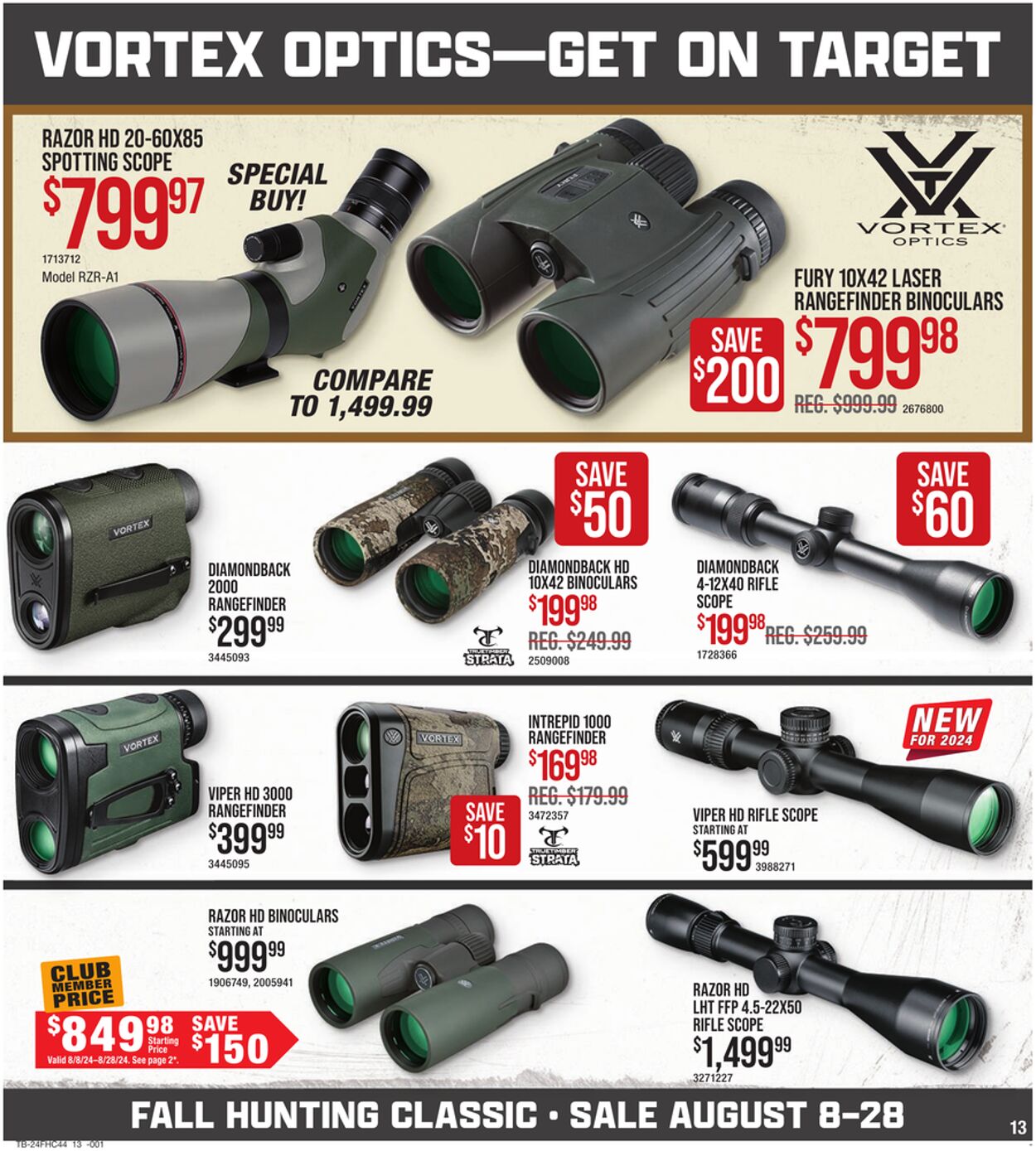 Weekly ad Bass Pro 08/08/2024 - 08/28/2024