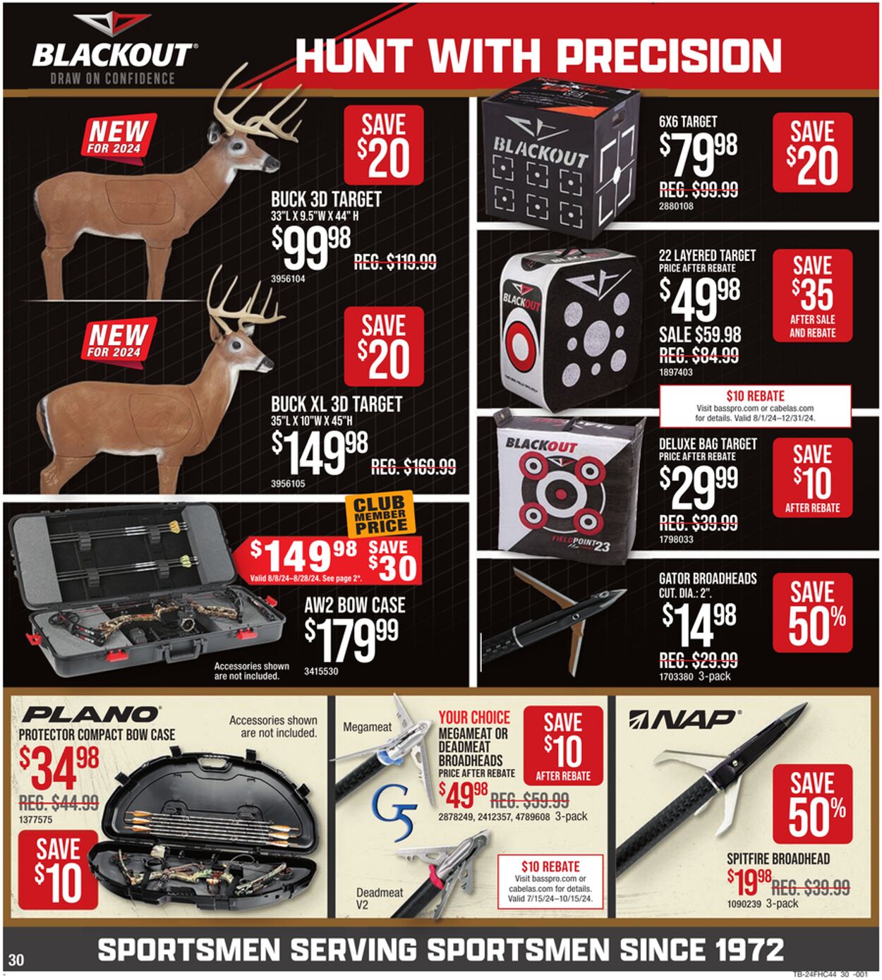 Weekly ad Bass Pro 08/08/2024 - 08/28/2024