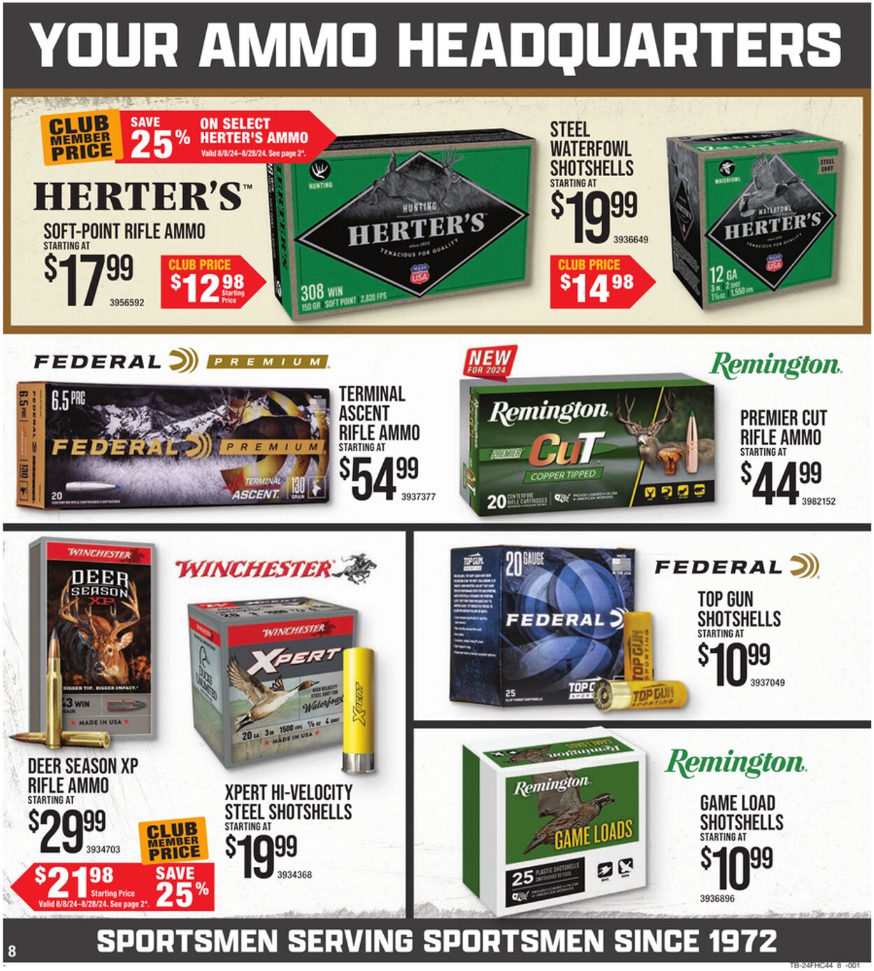 Weekly ad Bass Pro 08/08/2024 - 08/28/2024