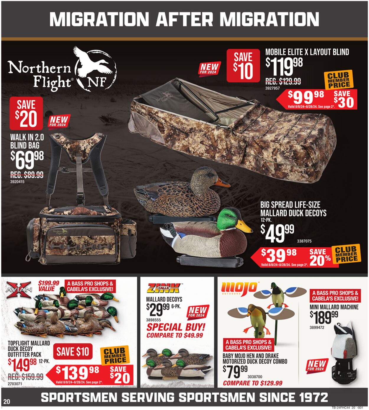 Weekly ad Bass Pro 08/08/2024 - 08/28/2024