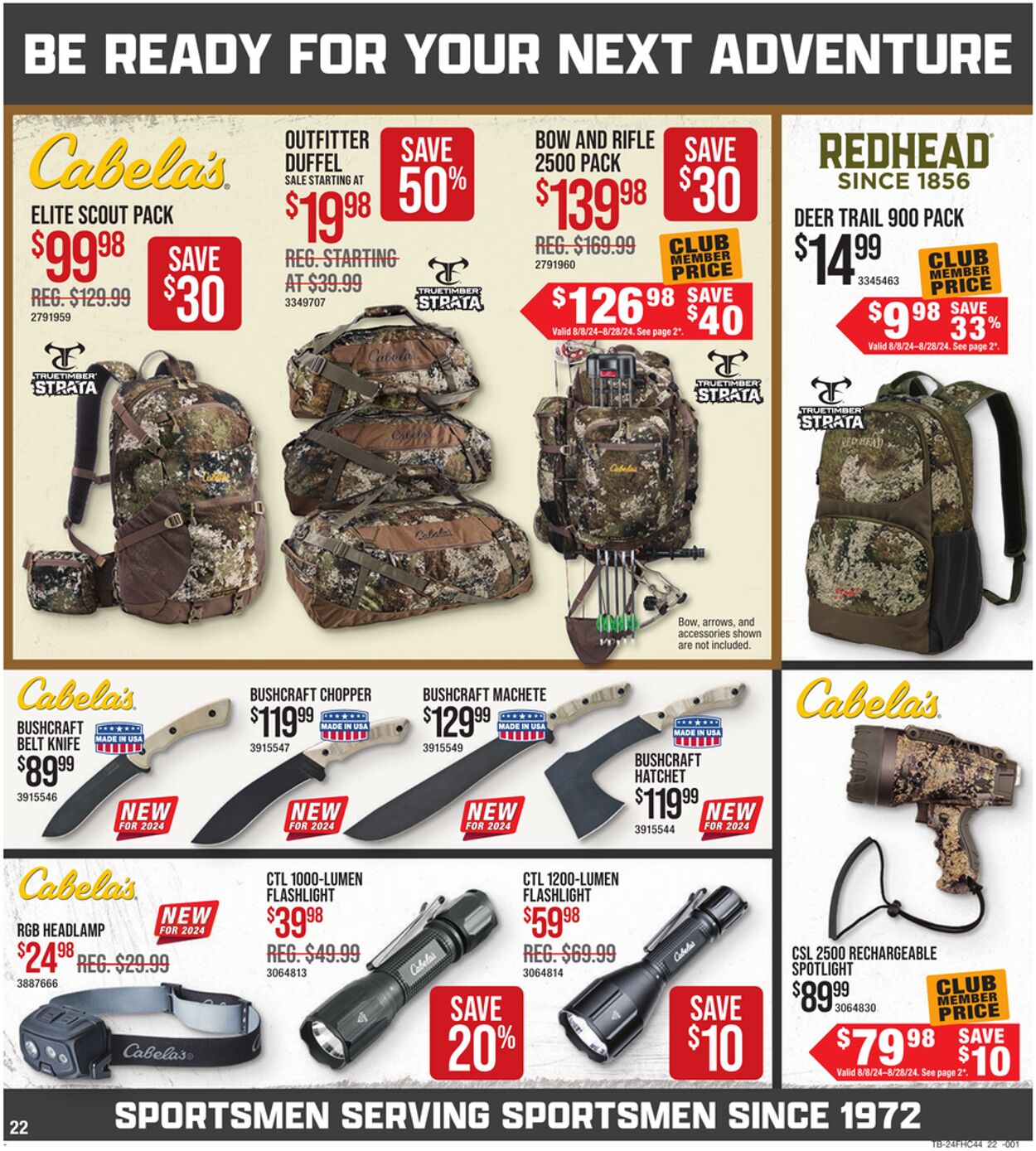 Weekly ad Bass Pro 08/08/2024 - 08/28/2024