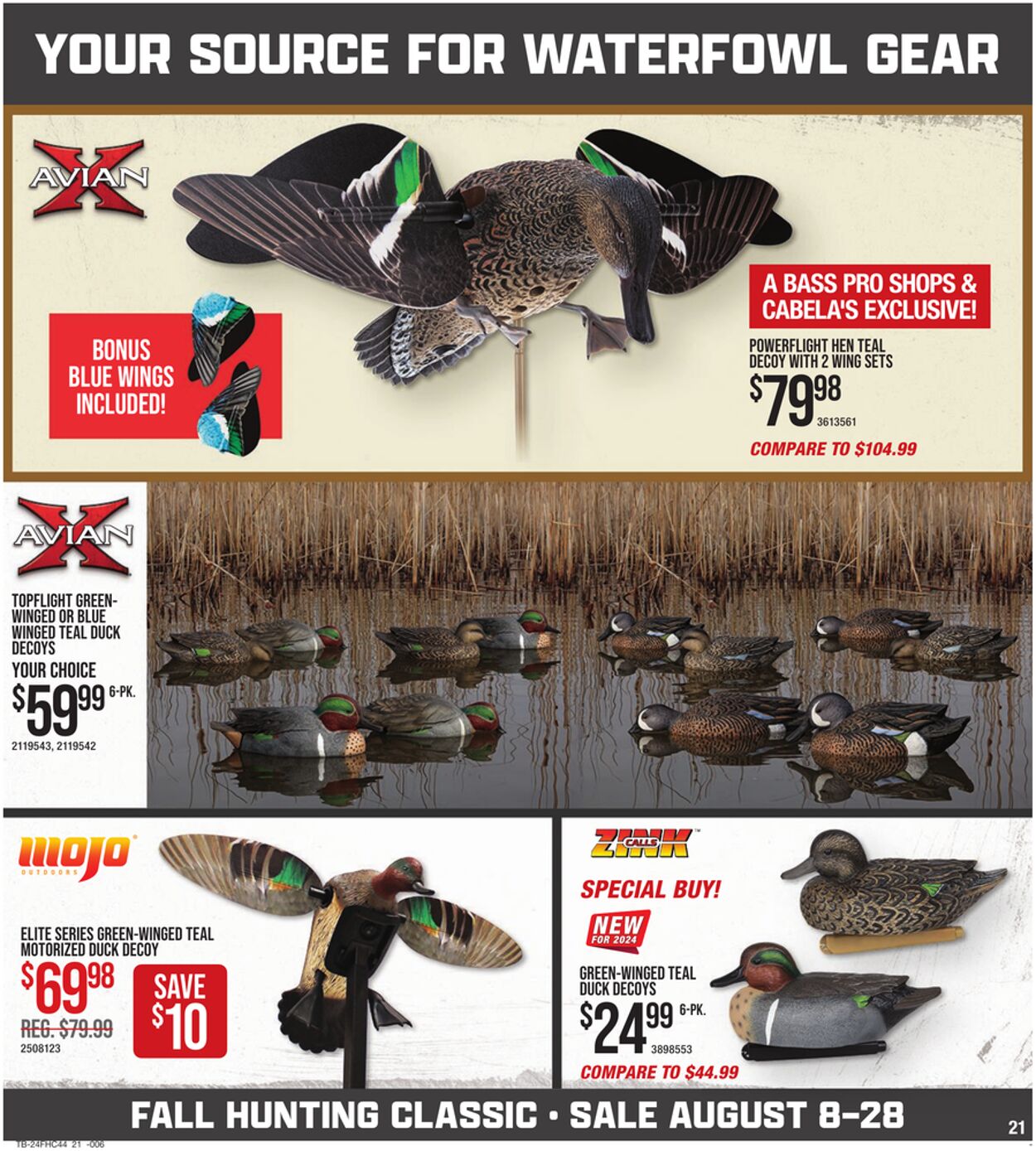 Weekly ad Bass Pro 08/08/2024 - 08/28/2024