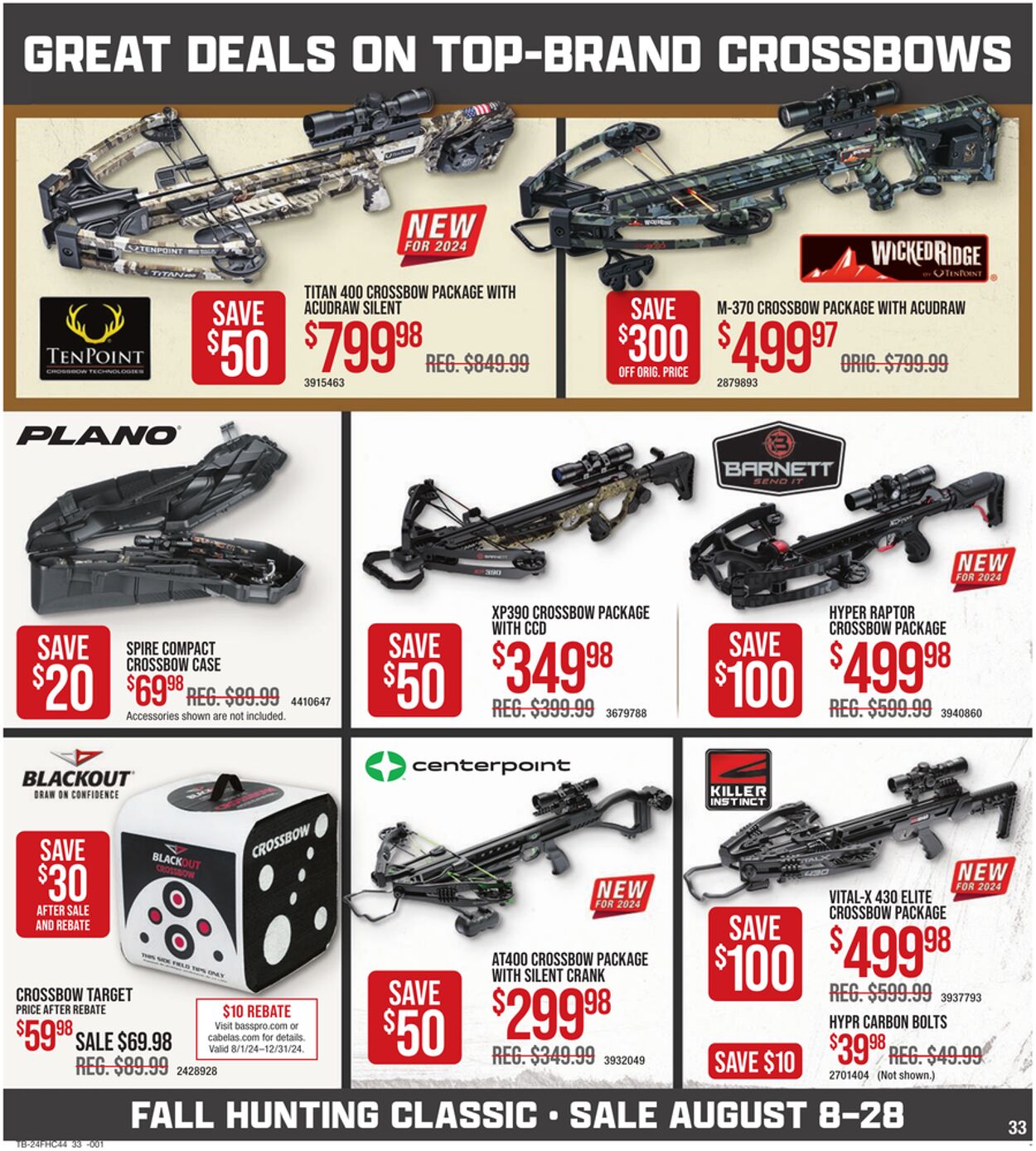 Weekly ad Bass Pro 08/08/2024 - 08/28/2024