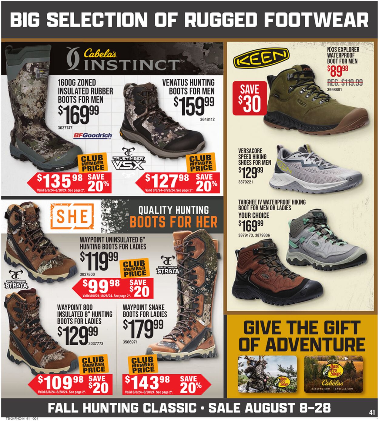 Weekly ad Bass Pro 08/08/2024 - 08/28/2024