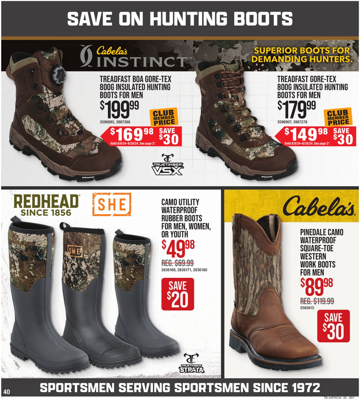 Weekly ad Bass Pro 08/08/2024 - 08/28/2024