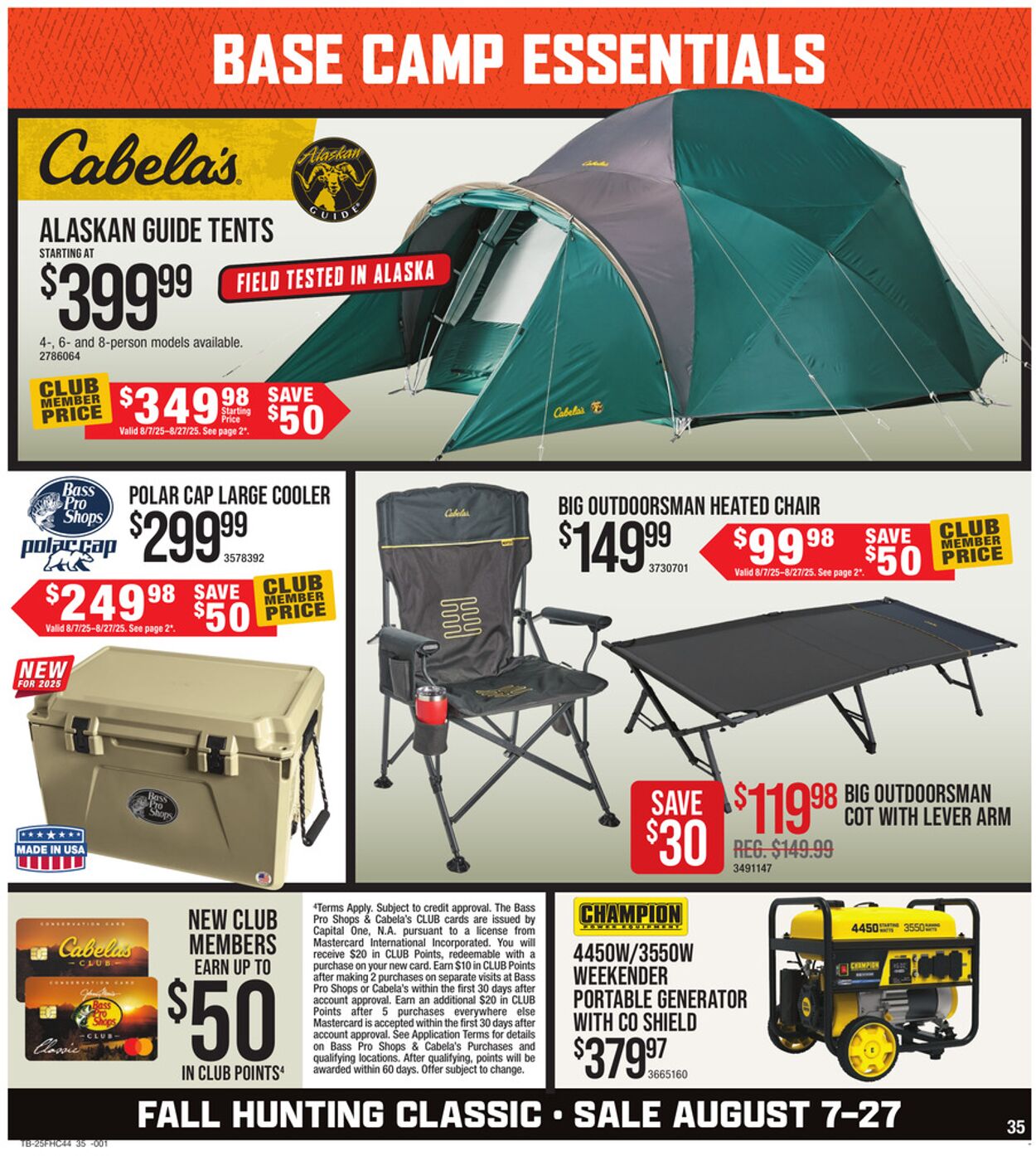 Weekly ad Bass Pro 08/07/2025 - 08/27/2025