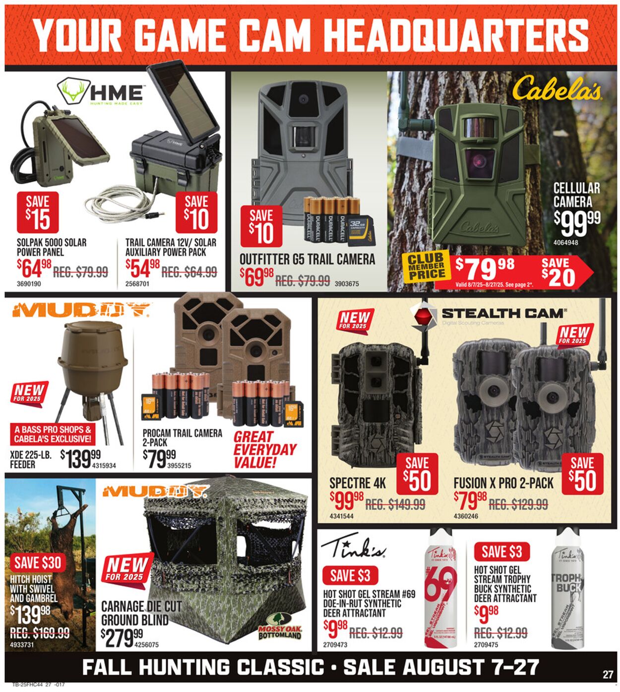 Weekly ad Bass Pro 08/07/2025 - 08/27/2025