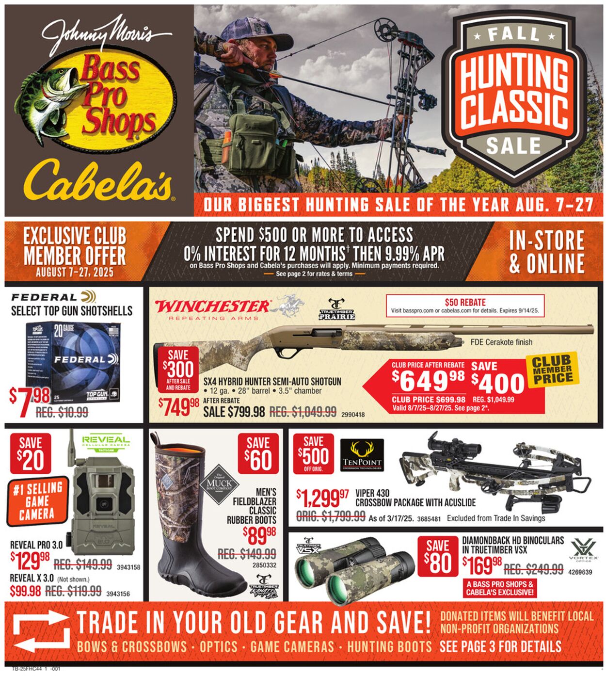 Weekly ad Bass Pro 08/07/2025 - 08/27/2025