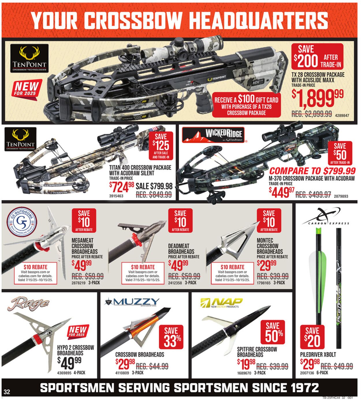 Weekly ad Bass Pro 08/07/2025 - 08/27/2025