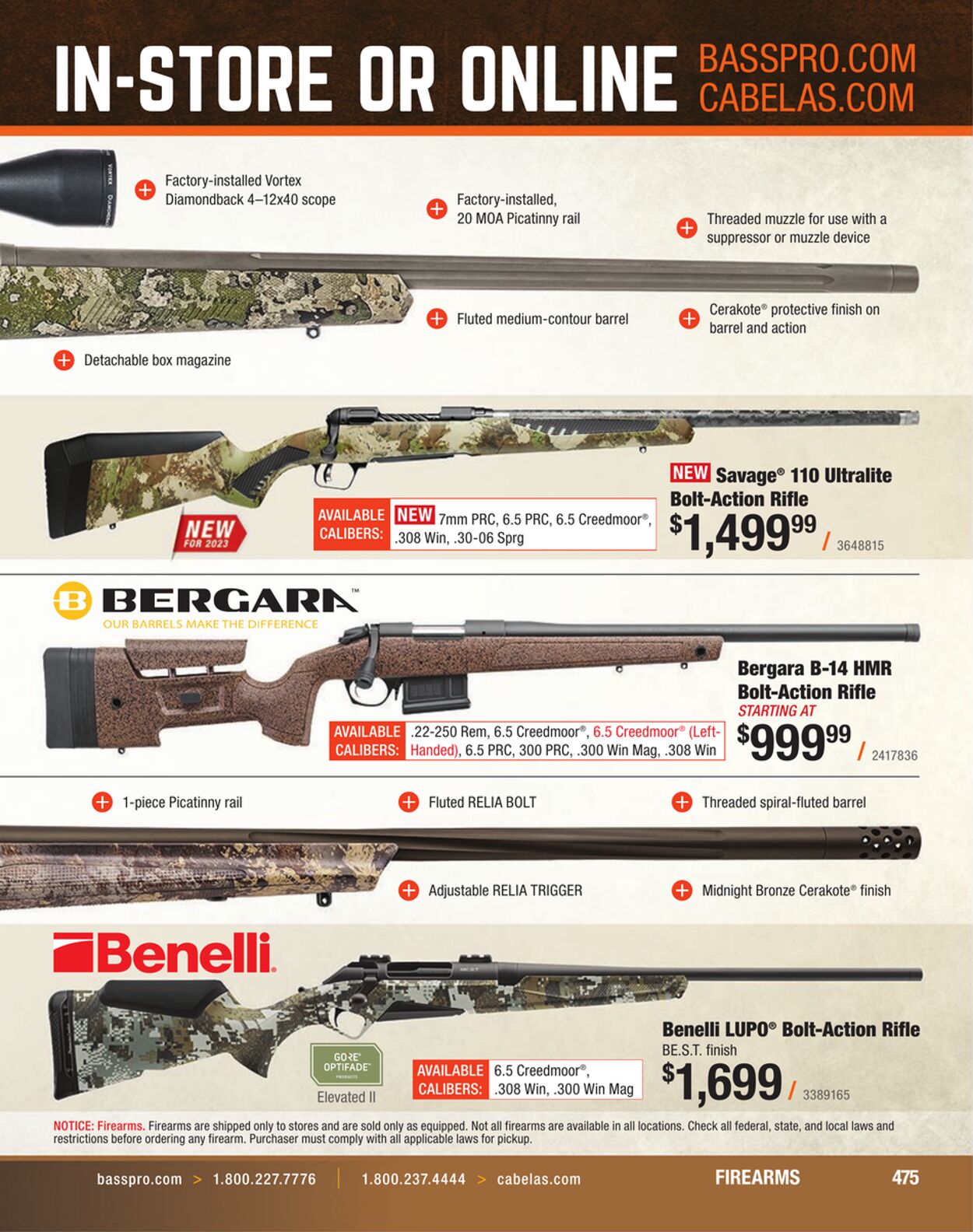 Weekly ad Bass Pro 07/21/2023 - 12/31/2023