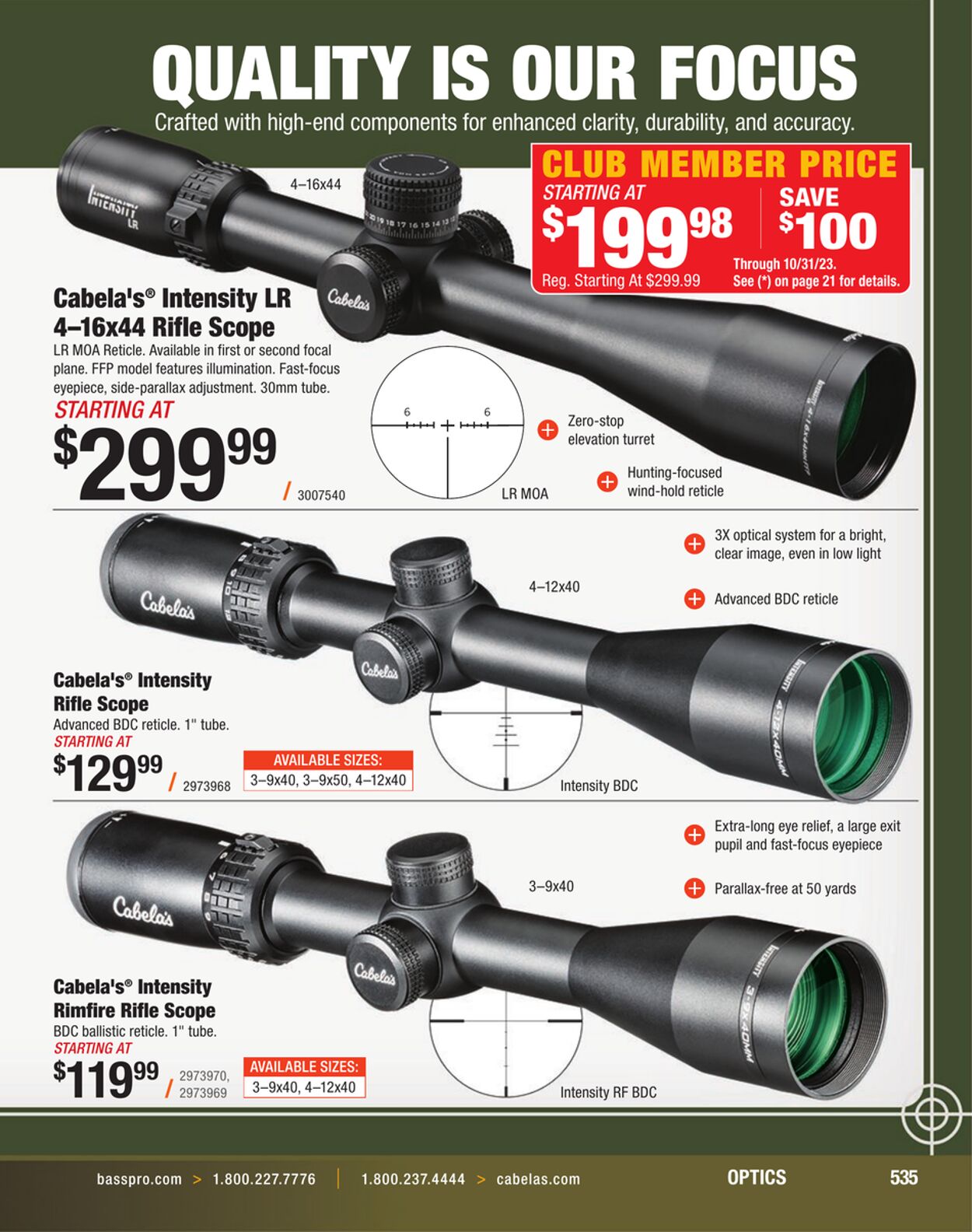 Weekly ad Bass Pro 07/21/2023 - 12/31/2023