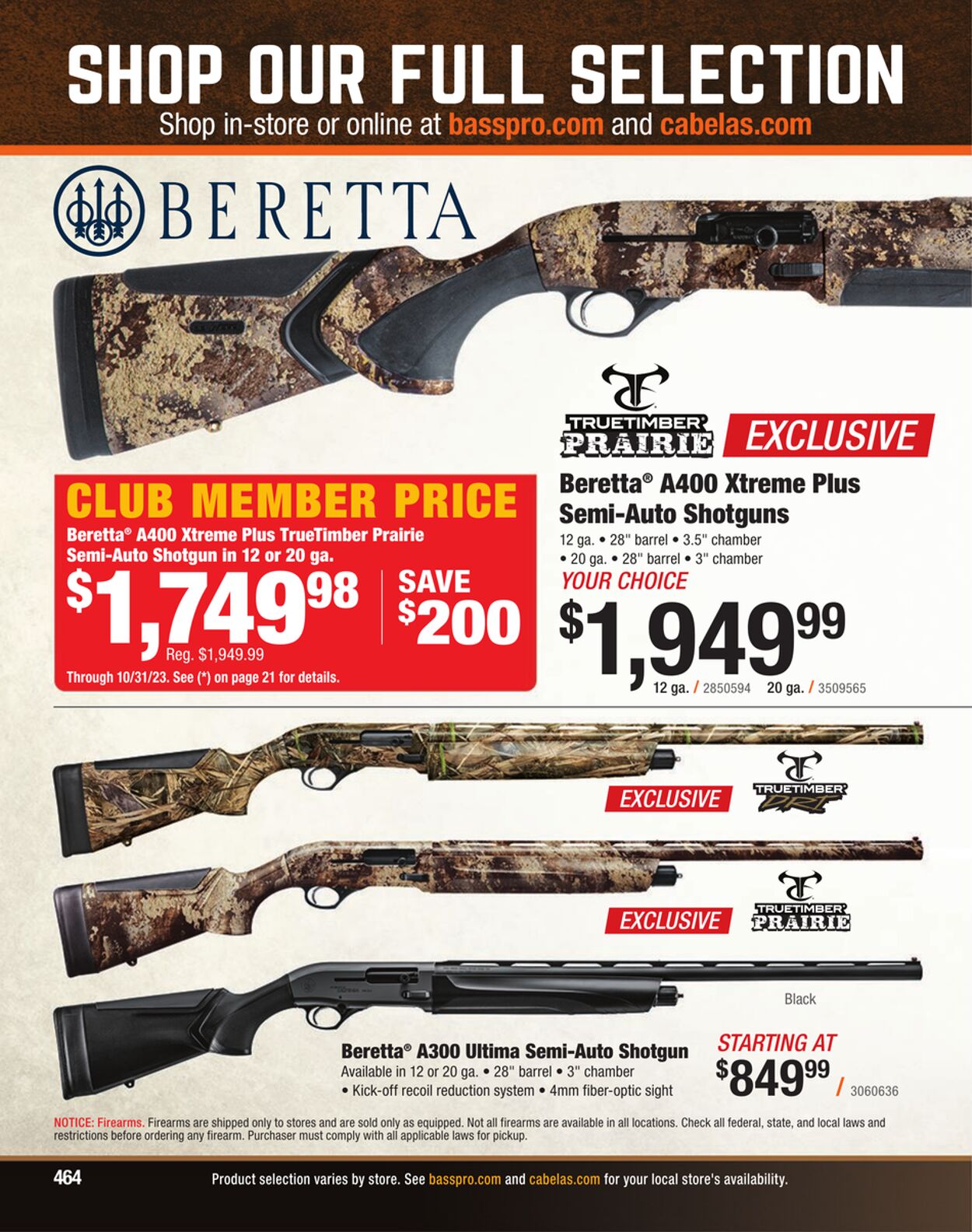 Weekly ad Bass Pro 07/21/2023 - 12/31/2023