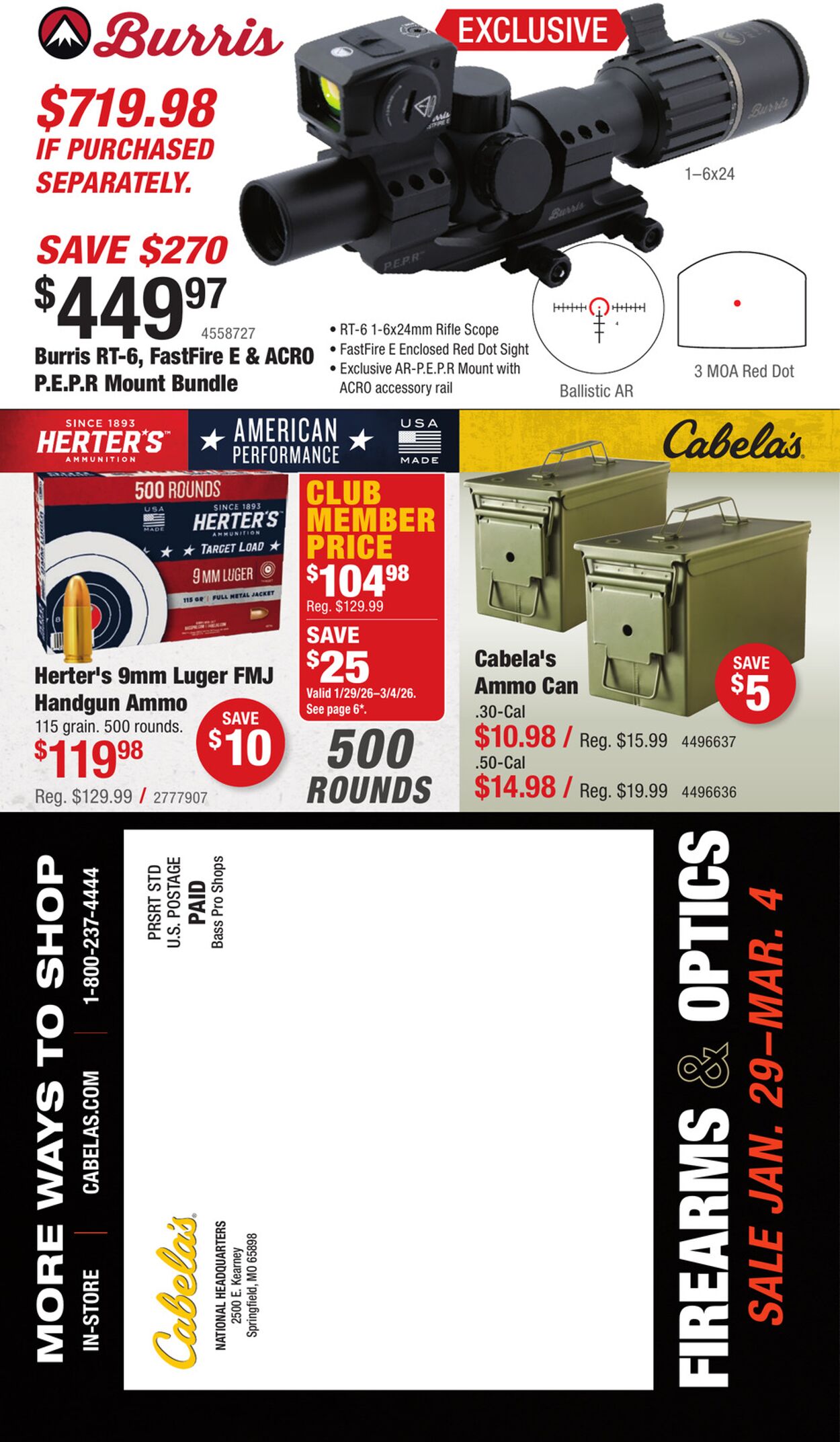 Weekly ad Bass Pro 01/29/2026 - 03/04/2026