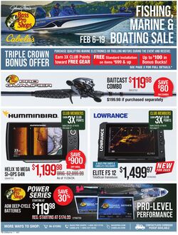 Weekly ad Bass Pro 01/01/2024 - 01/22/2025