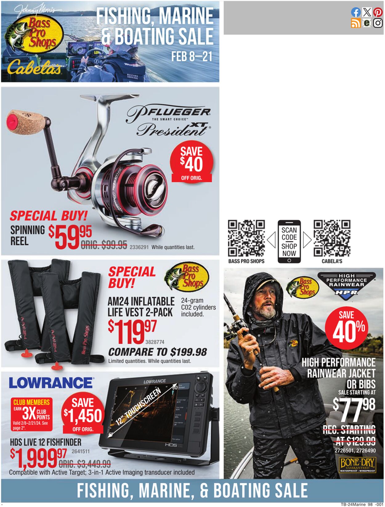 Weekly ad Bass Pro 02/08/2024 - 02/21/2024