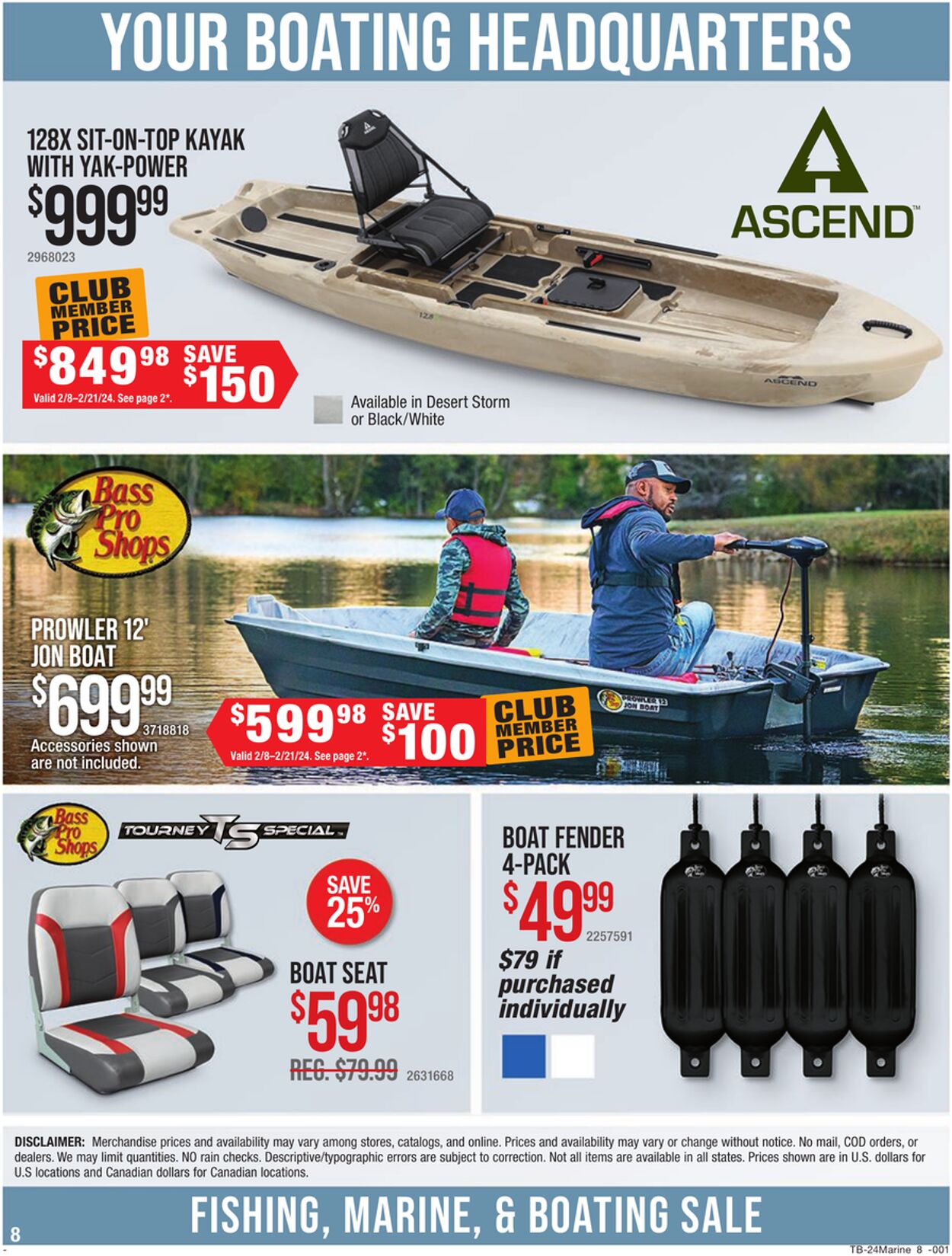 Weekly ad Bass Pro 02/08/2024 - 02/21/2024