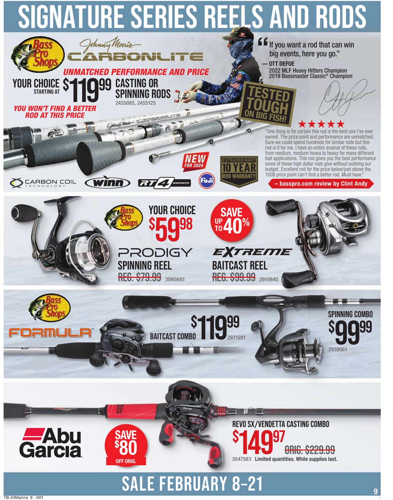 Weekly ad Bass Pro 02/08/2024 - 02/21/2024