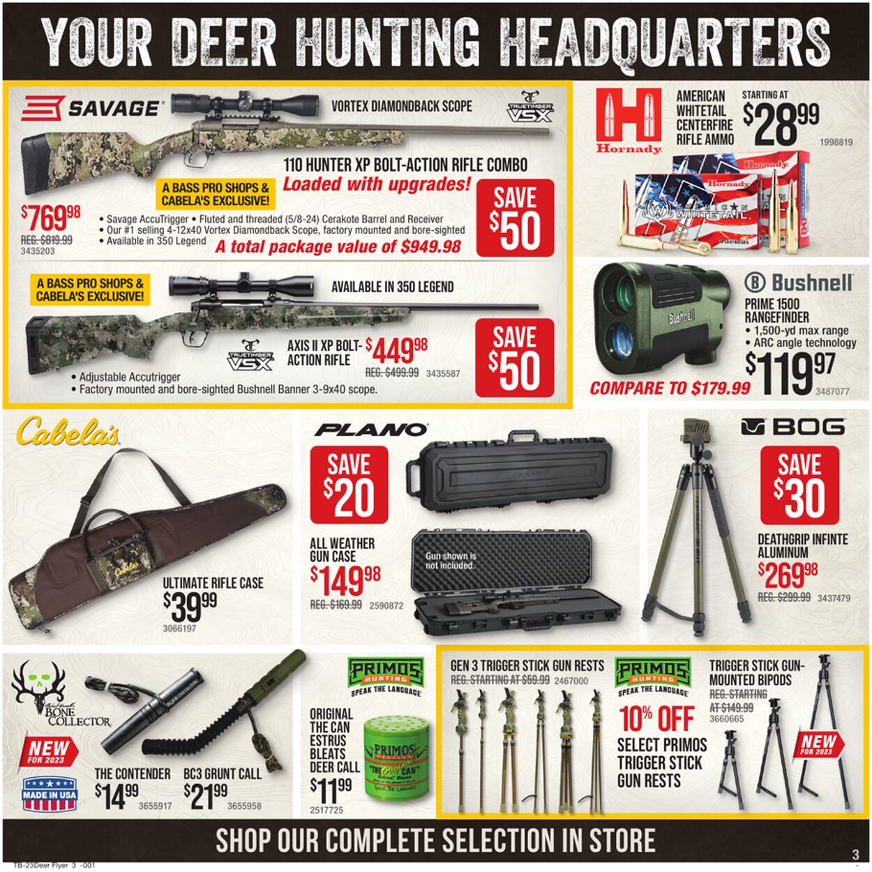 Weekly ad Bass Pro 11/02/2023 - 11/29/2023