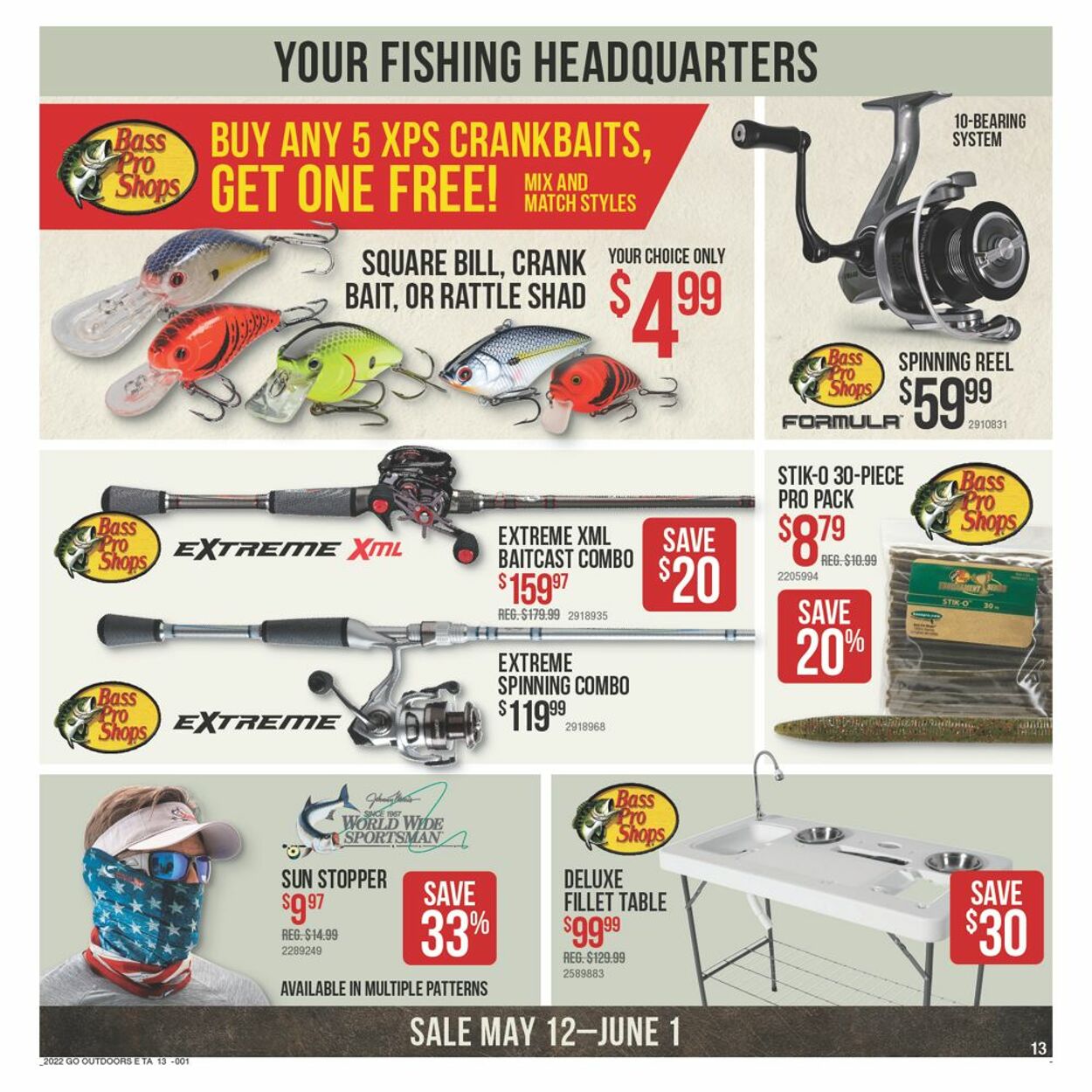 Weekly ad Bass Pro 05/12/2022 - 06/01/2022