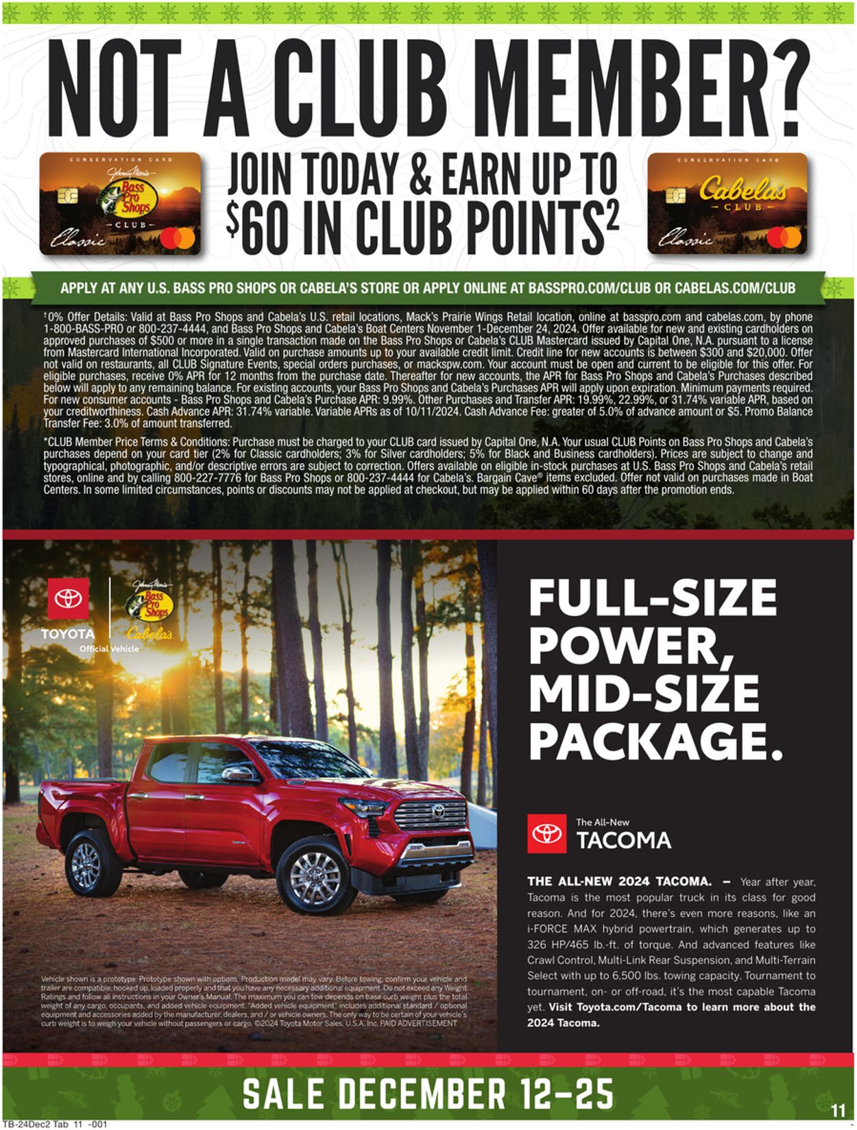 Weekly ad Bass Pro 12/12/2024 - 12/25/2024