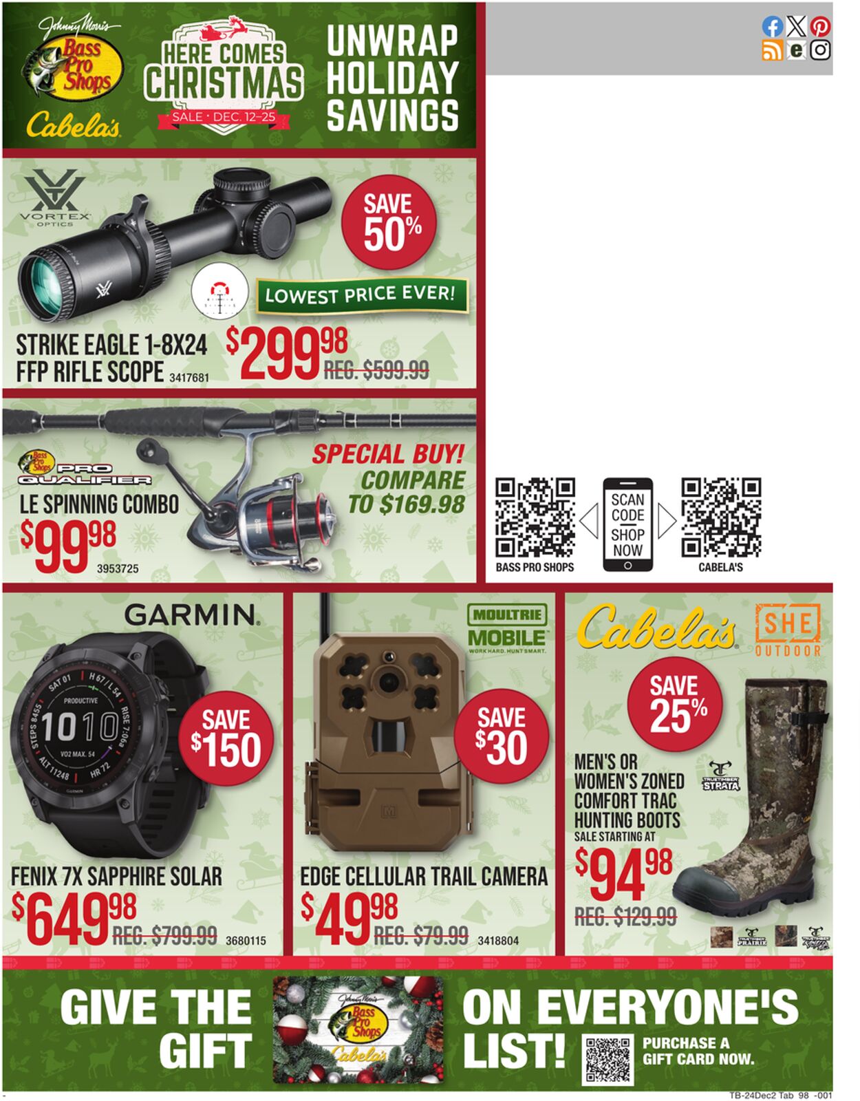 Weekly ad Bass Pro 12/12/2024 - 12/25/2024